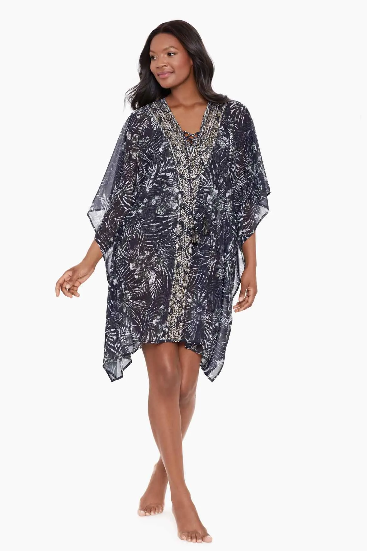 Zahara Caftan Swim Cover Up sold by Miraclesuit