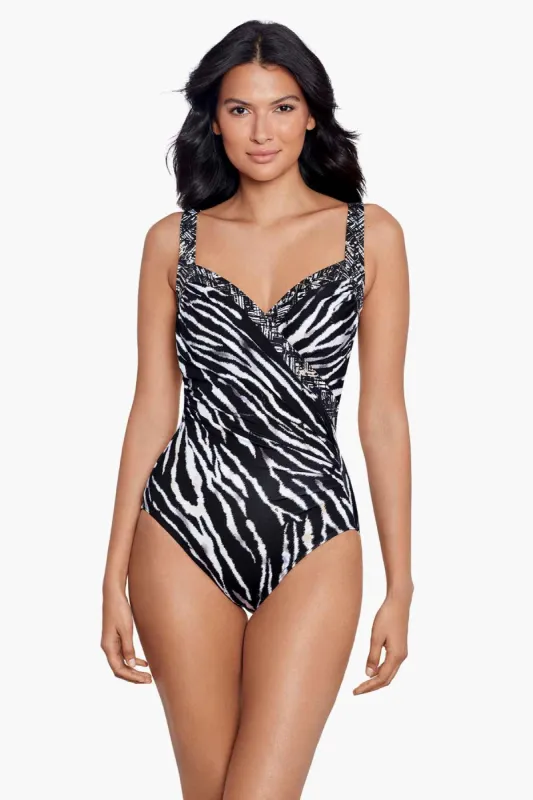 Sanibel One Piece in Tigre Sombre sold by Miraclesuit