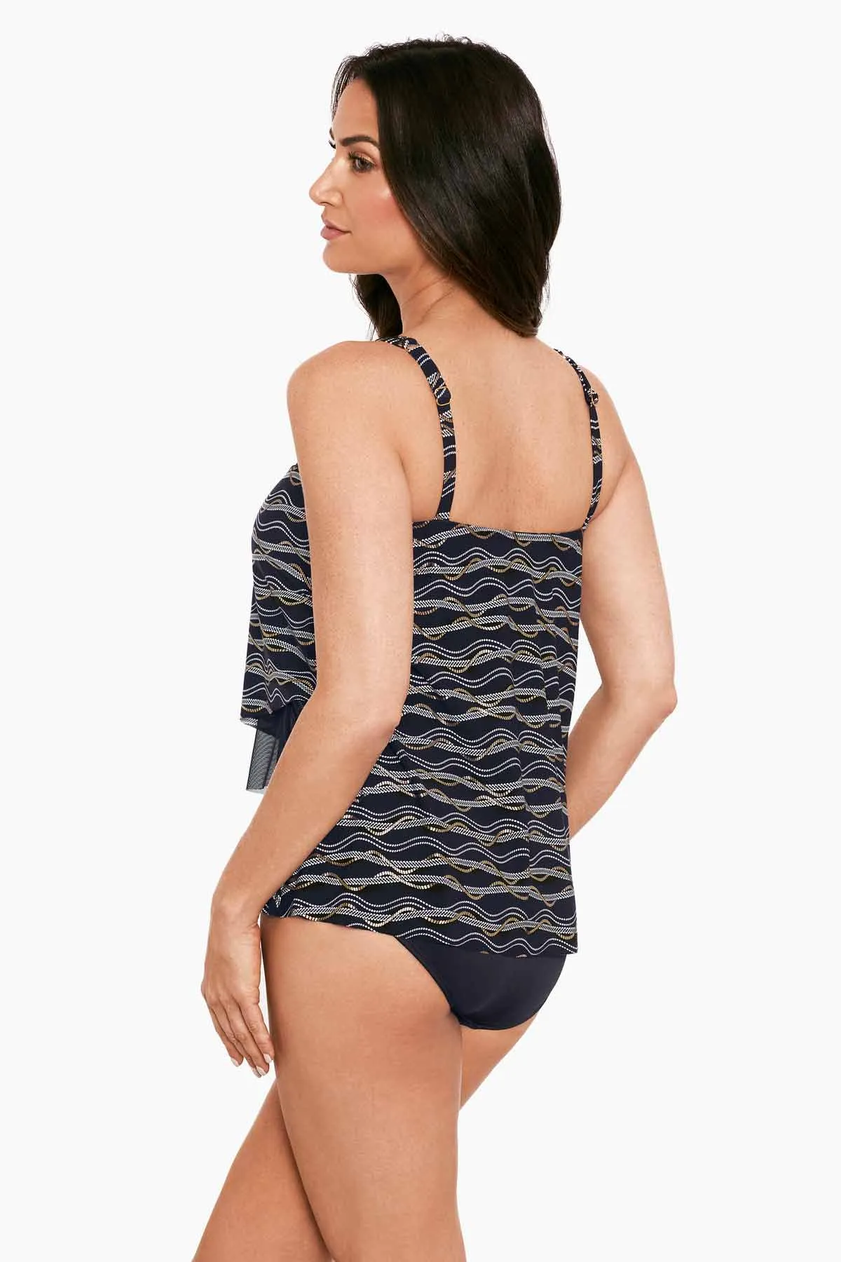 Mirage Tankini Top in Linked In sold by Miraclesuit product image thumbnail 4