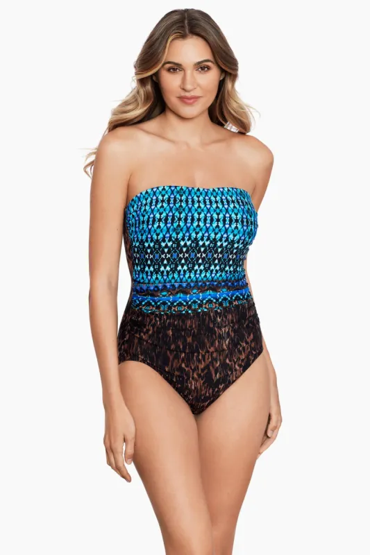 Long Torso Avanti One Piece in Untamed sold by Miraclesuit