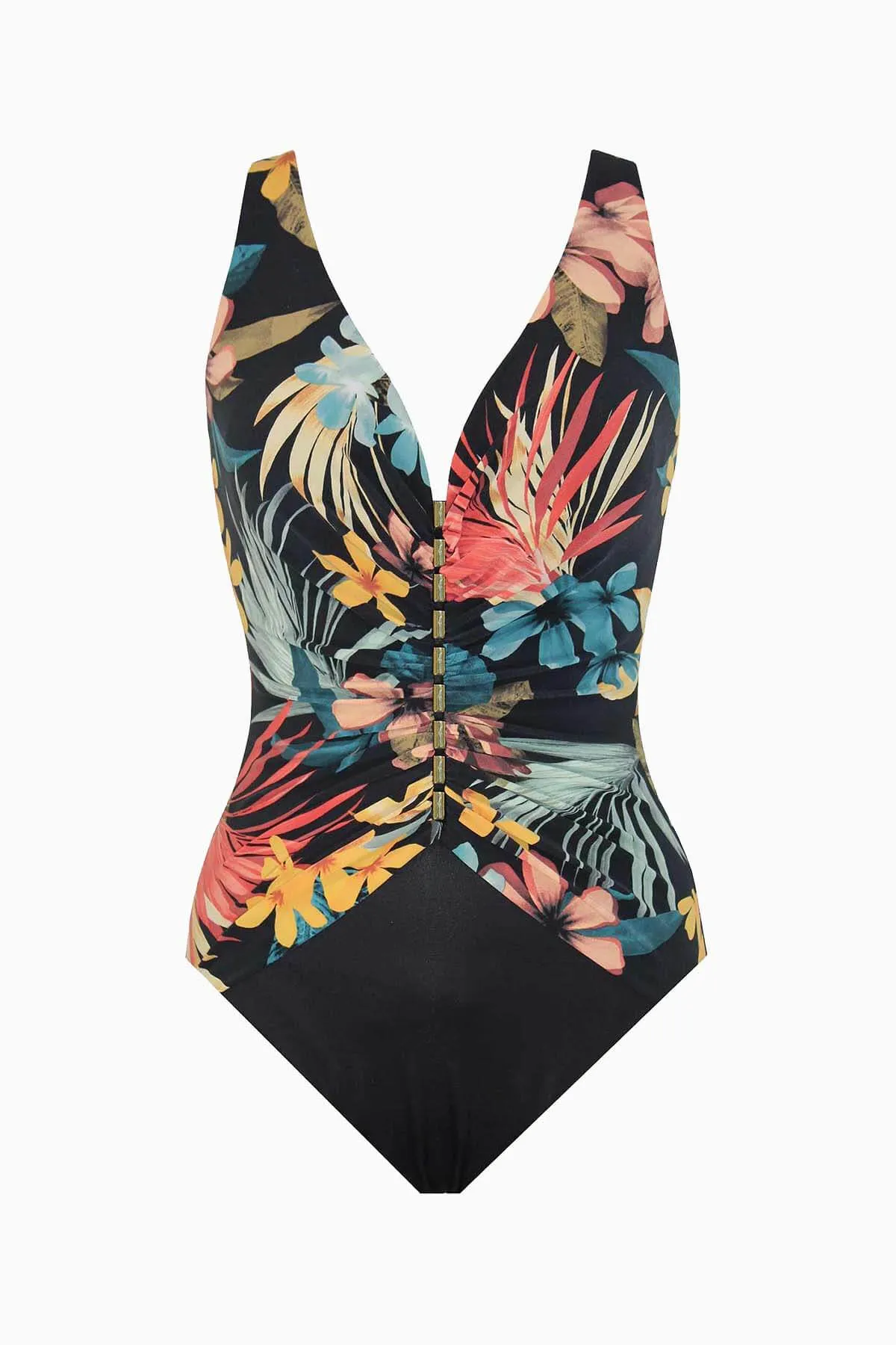 Plumeria Charmer One Piece Swimsuit sold by Miraclesuit