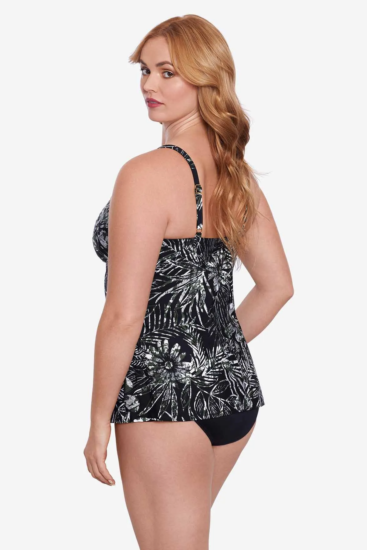 Plus Size Love Knot Tankini Top in Zahara sold by Miraclesuit product image thumbnail 2