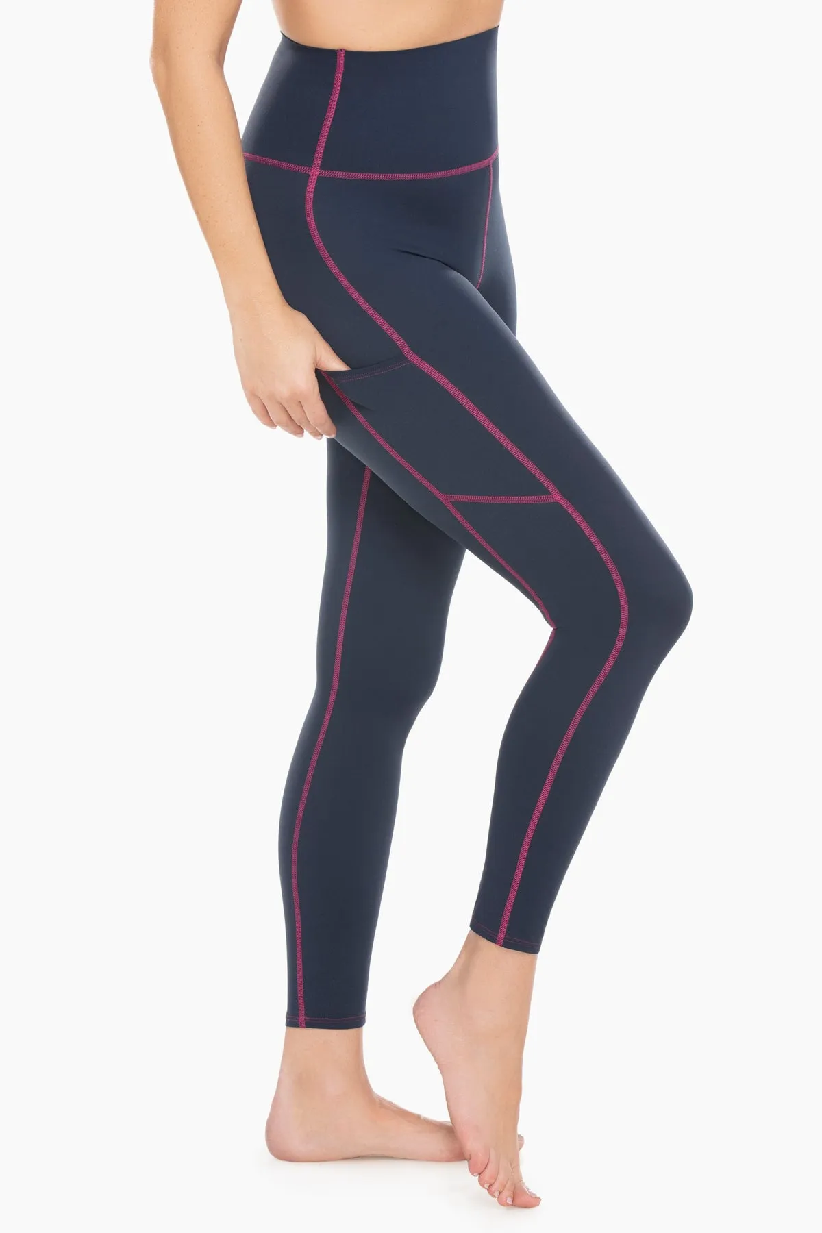 Dress Blues Tummy Control Performance Leggings sold by Miraclesuit product image thumbnail 3