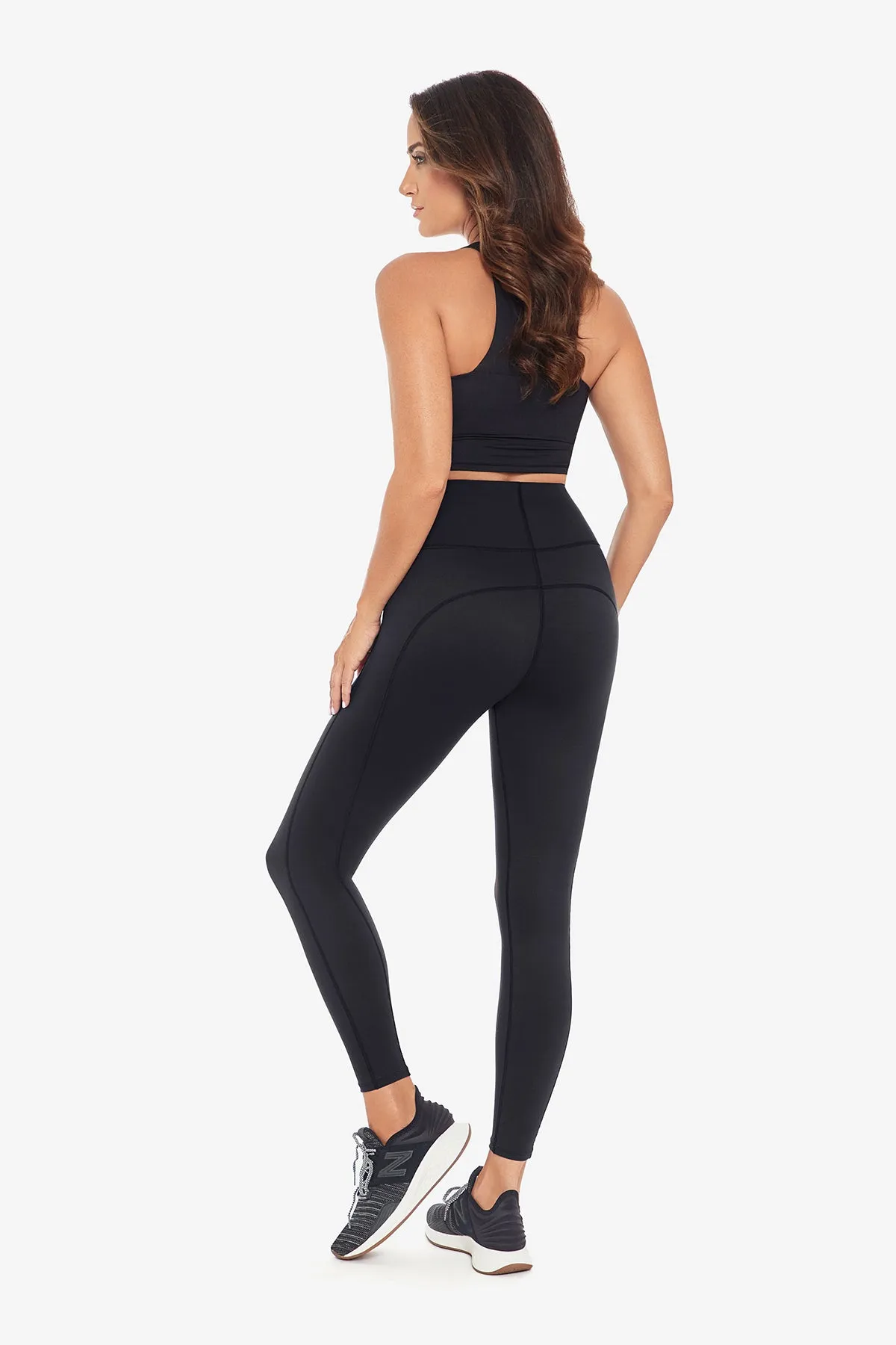 Tummy Control Performance Leggings in Deep Black sold by Miraclesuit product image thumbnail 3