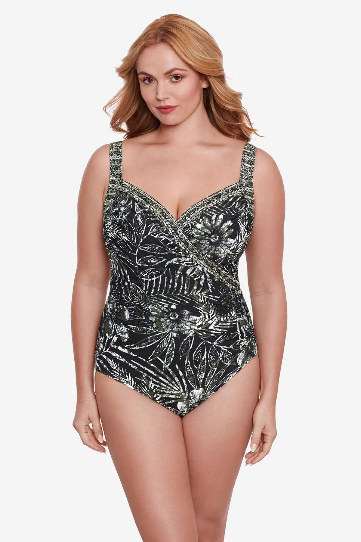 Plus Size Sanibel One Piece in Zahara sold by Miraclesuit