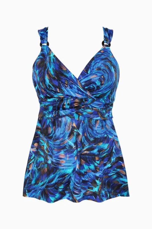 Fandango Plunge Tankini Top sold by Miraclesuit
