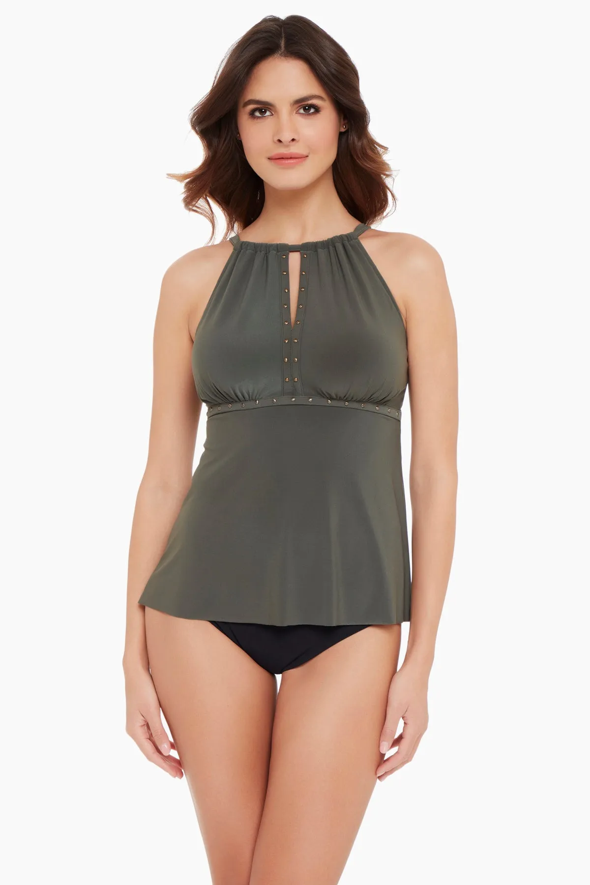 Donna Tankini Top in Riveted sold by Miraclesuit product image thumbnail 2
