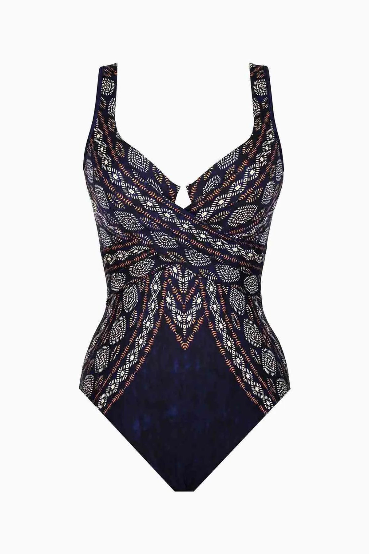 Akasha Criss Cross Escape One Piece Swimsuit sold by Miraclesuit