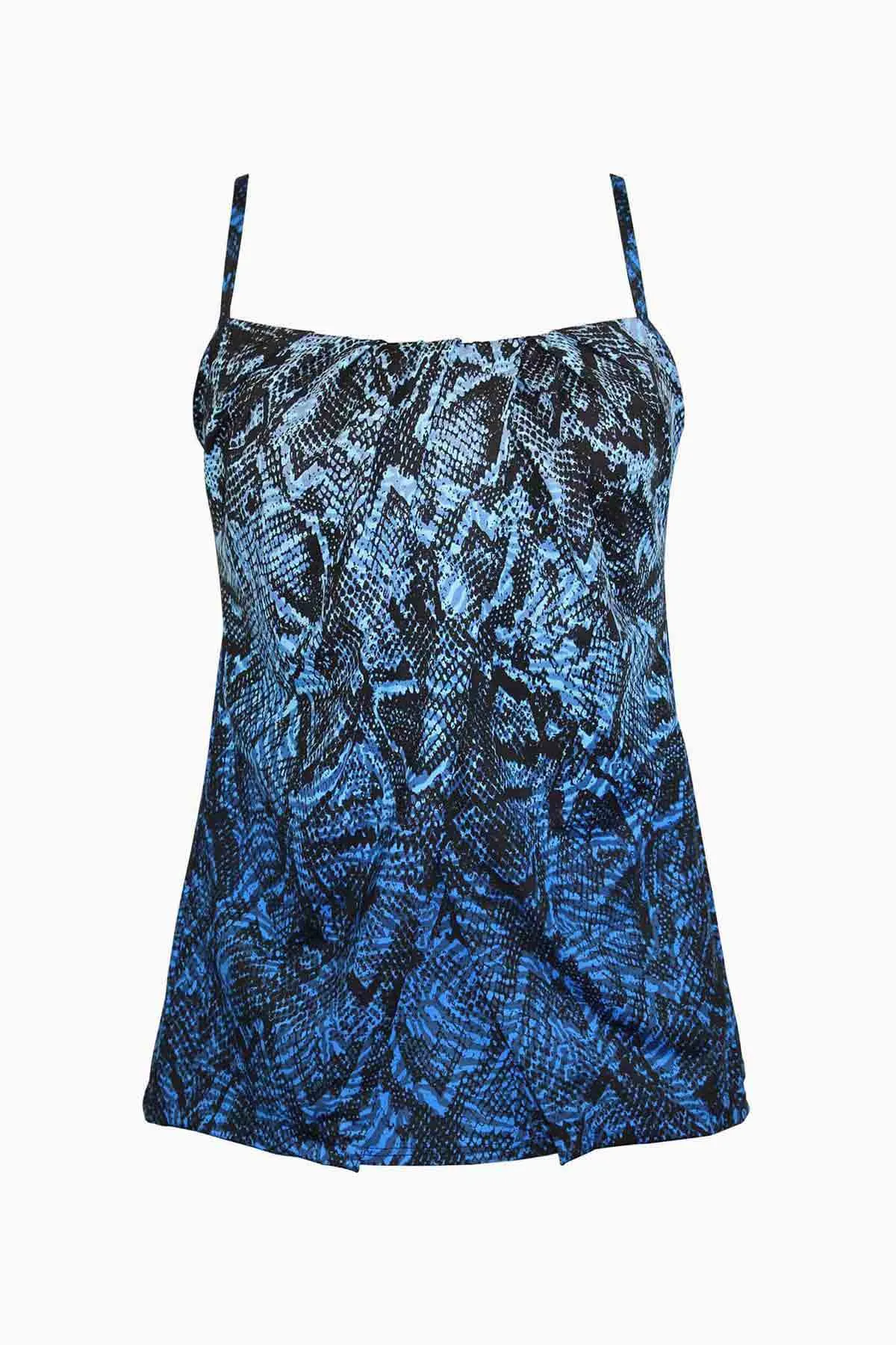Jubilee Tankini Top in Boa Blues sold by Miraclesuit