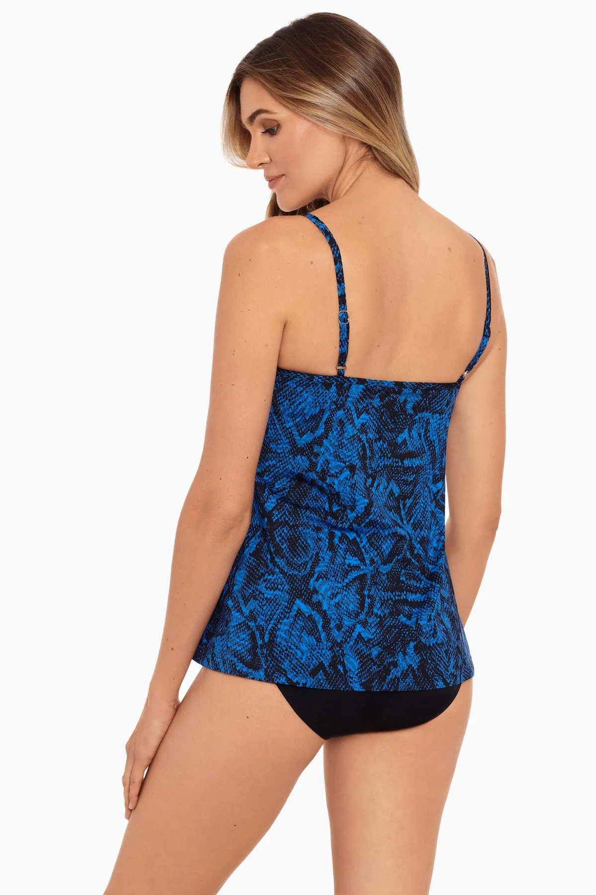 Jubilee Tankini Top in Boa Blues sold by Miraclesuit product image thumbnail 4