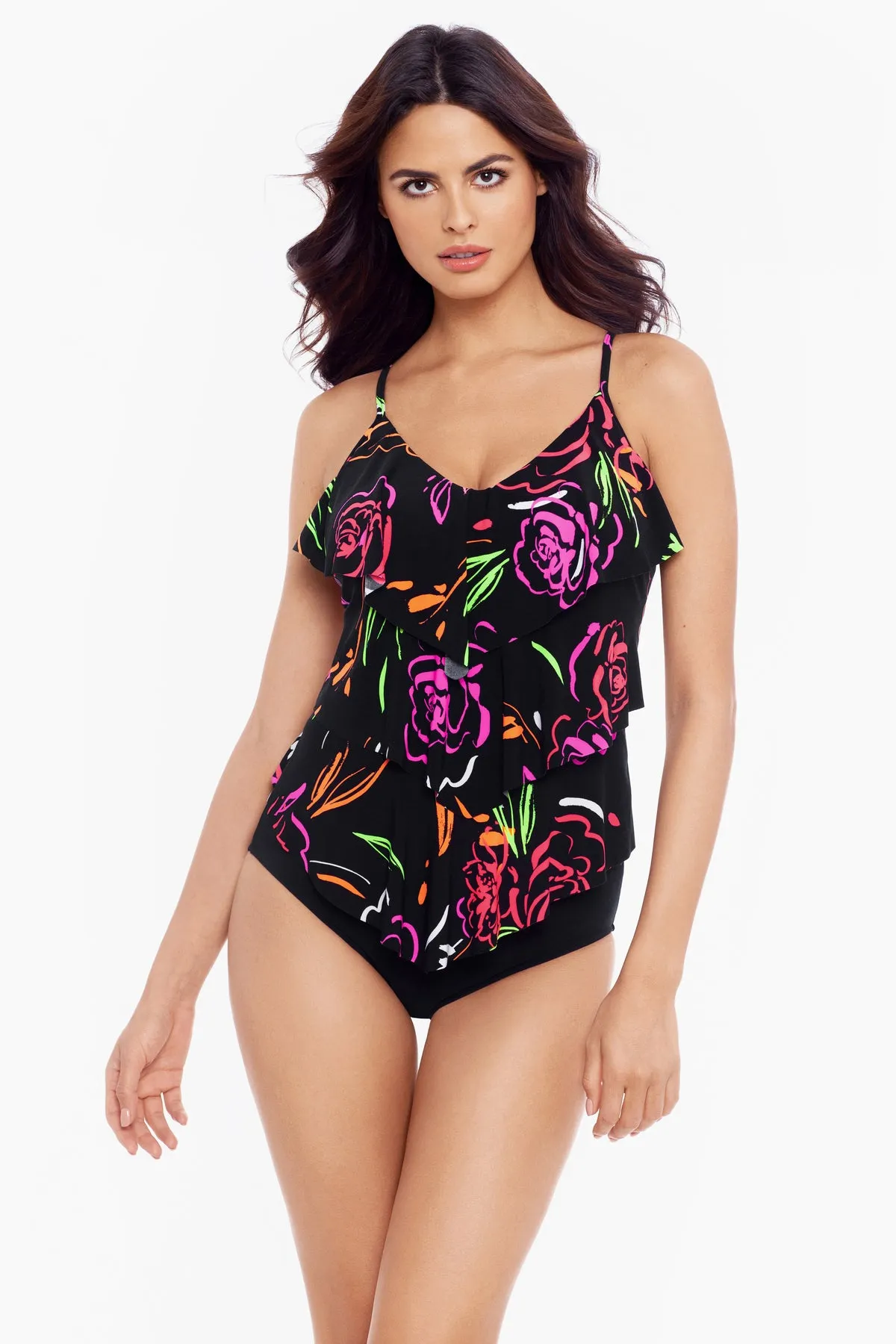 Neon Nature Rita Tankini Top sold by Miraclesuit product image thumbnail 2