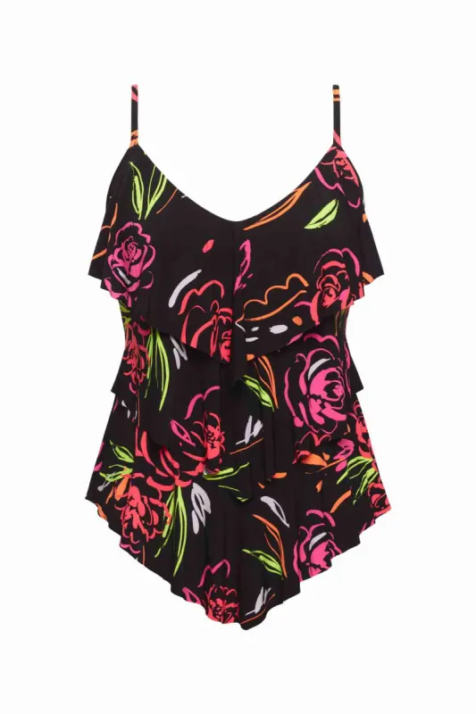 Neon Nature Rita Tankini Top sold by Miraclesuit