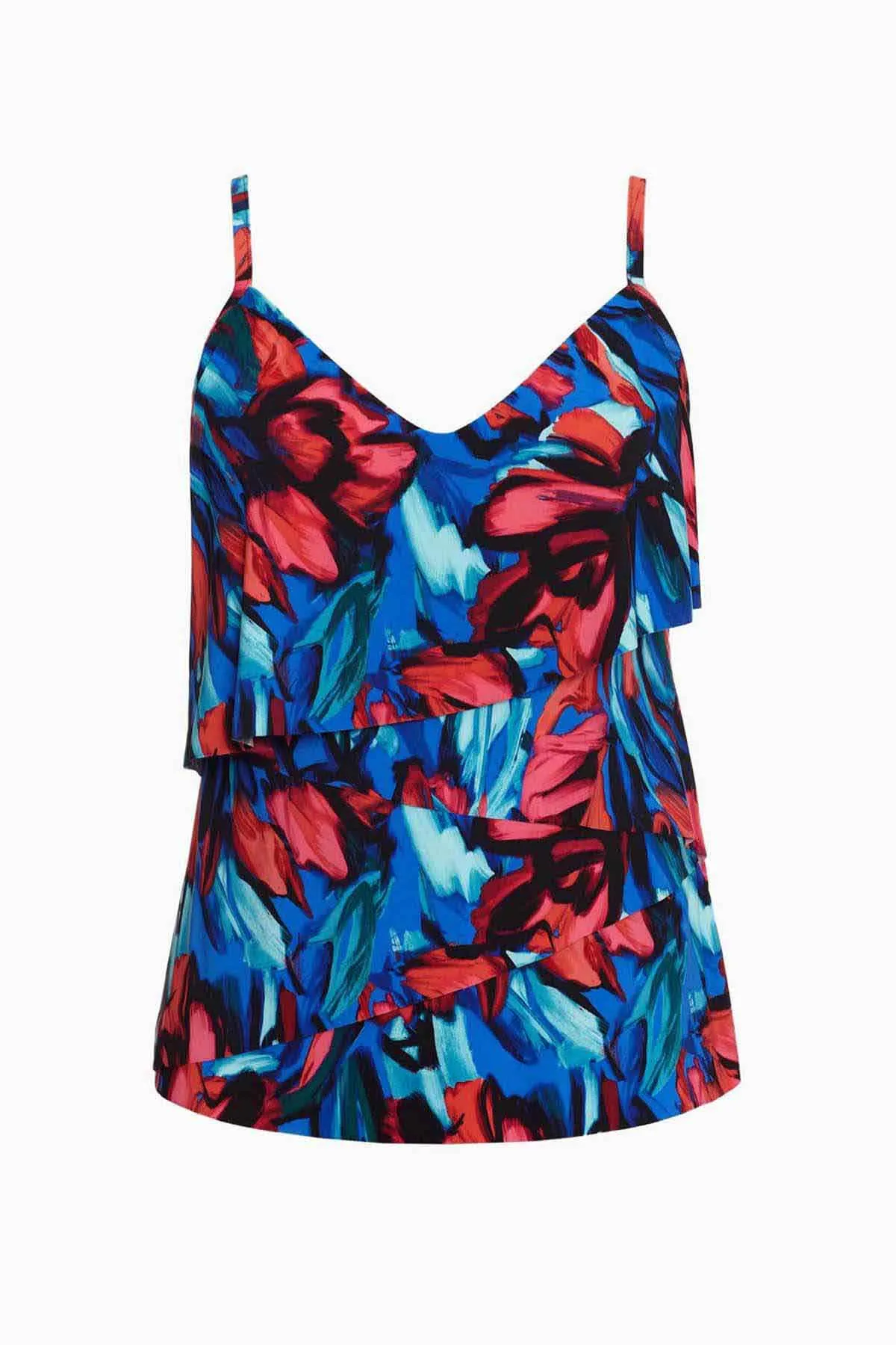 Chloe Tankini Top in Expressionist sold by Miraclesuit