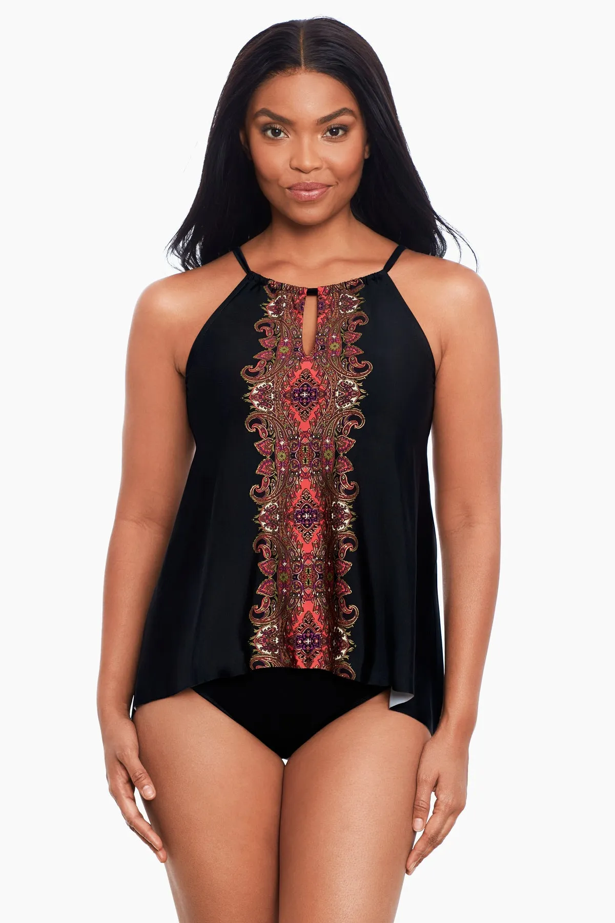 Peephole Tankini Top in Kashmir sold by Miraclesuit product image thumbnail 2