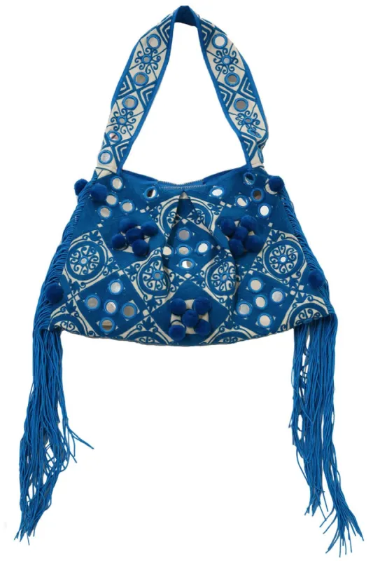 Paraga Blue Tote sold by Misa Los Angeles