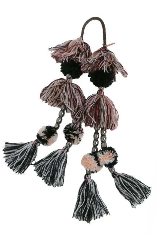 Lina Pompom Tassel sold by Misa Los Angeles