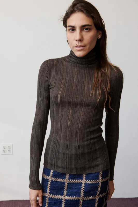 Fluted Lace Top made by Misha And Puff