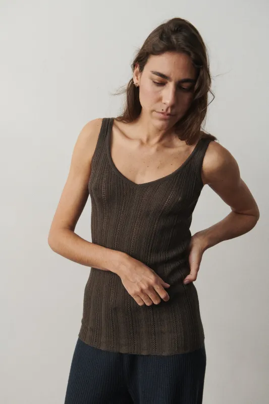 Fluted Lace Anjes Cami made by Misha And Puff