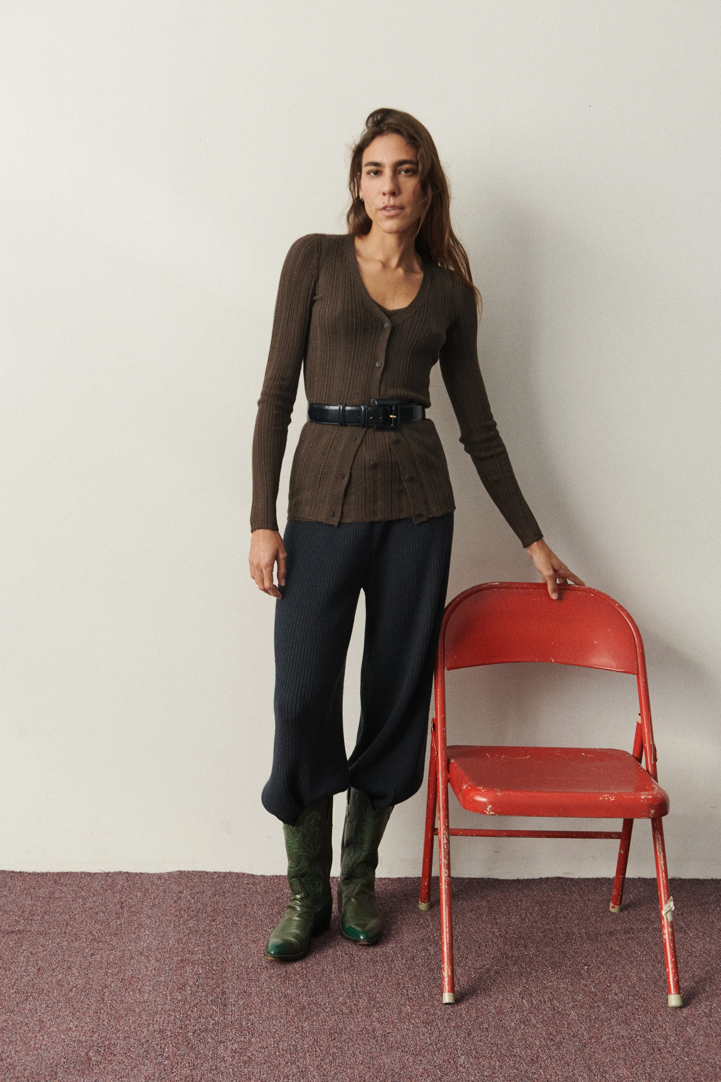 Fluted Lace Bergen Cardigan sold by Misha And Puff product image thumbnail 4