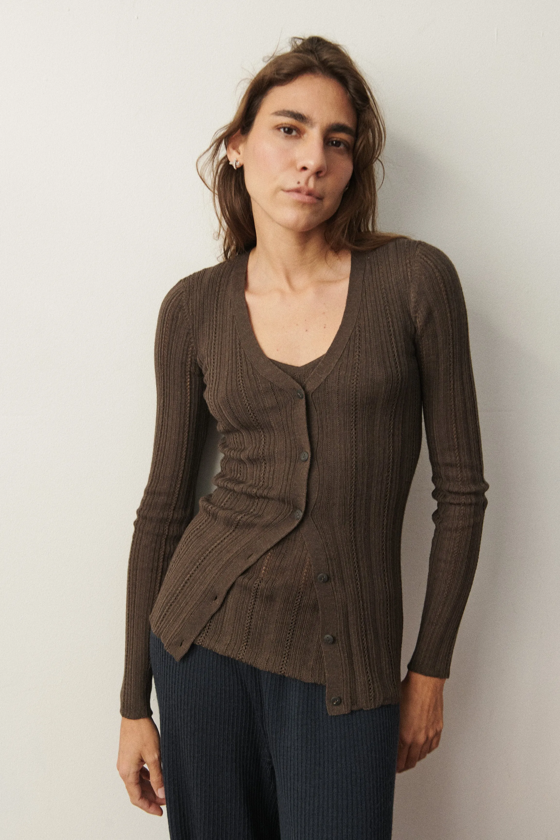 Fluted Lace Bergen Cardigan sold by Misha And Puff product image thumbnail 5