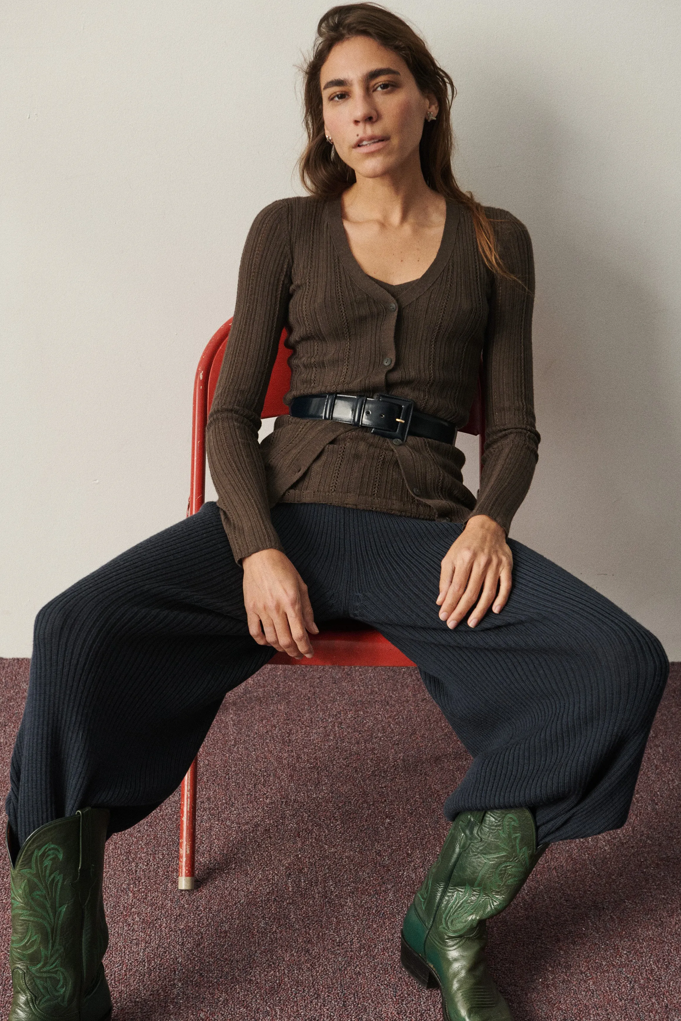 Fluted Lace Bergen Cardigan sold by Misha And Puff product image thumbnail 3