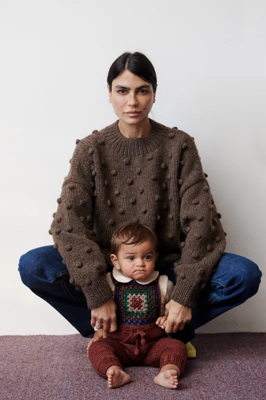 Puff Popcorn Sweater sold by Misha And Puff