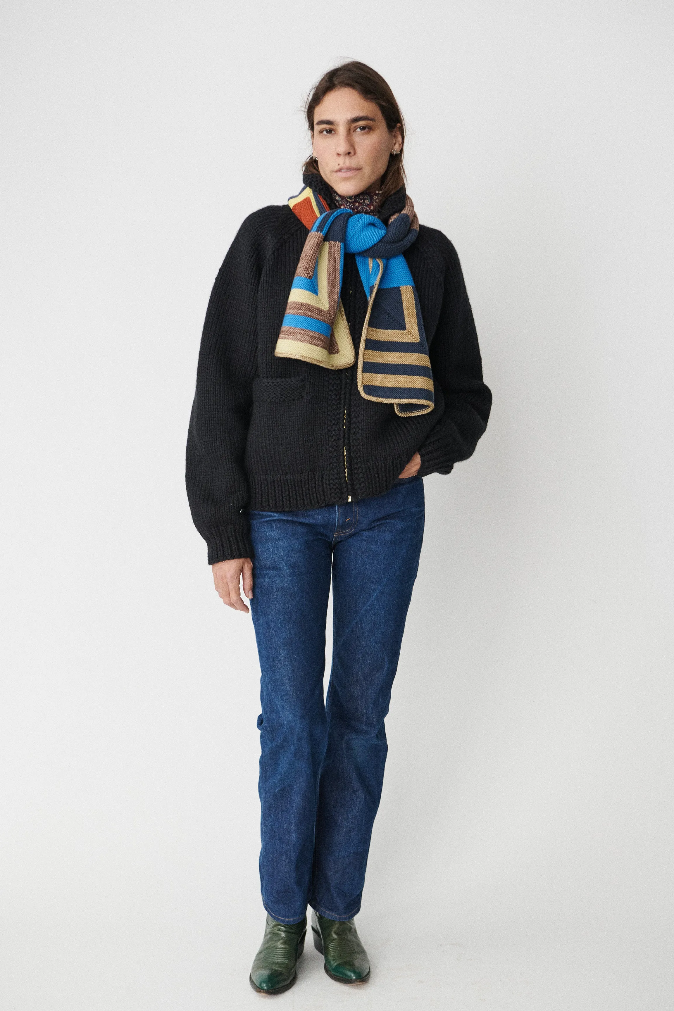 Patchwork Scarf sold by Misha And Puff product image thumbnail 3