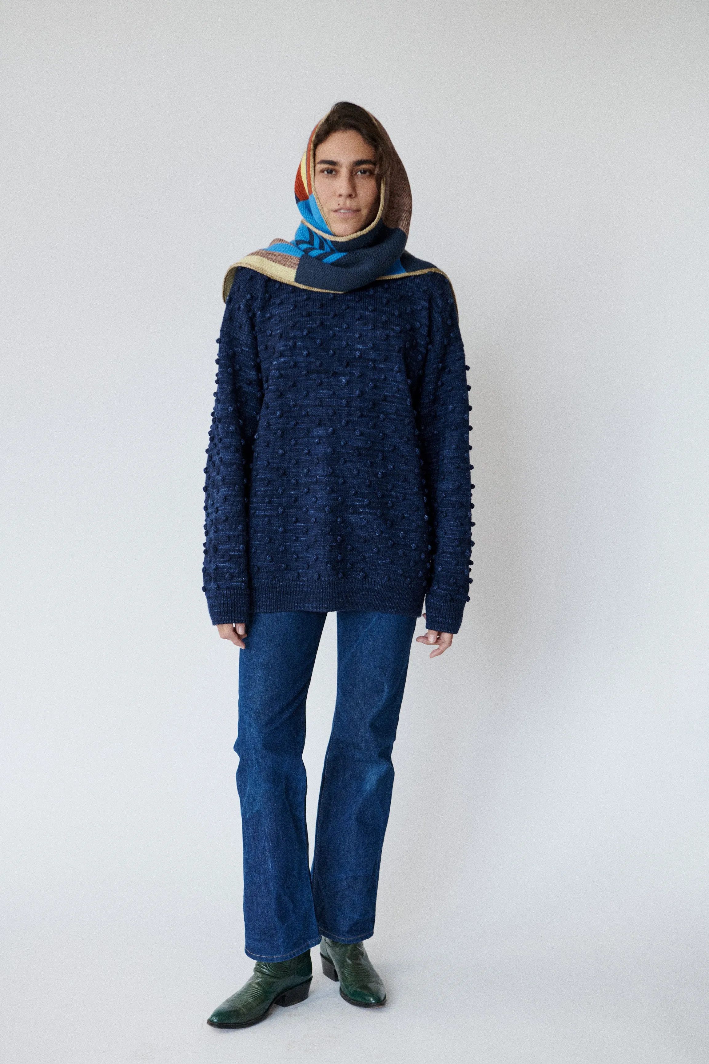 Patchwork Scarf sold by Misha And Puff product image thumbnail 5