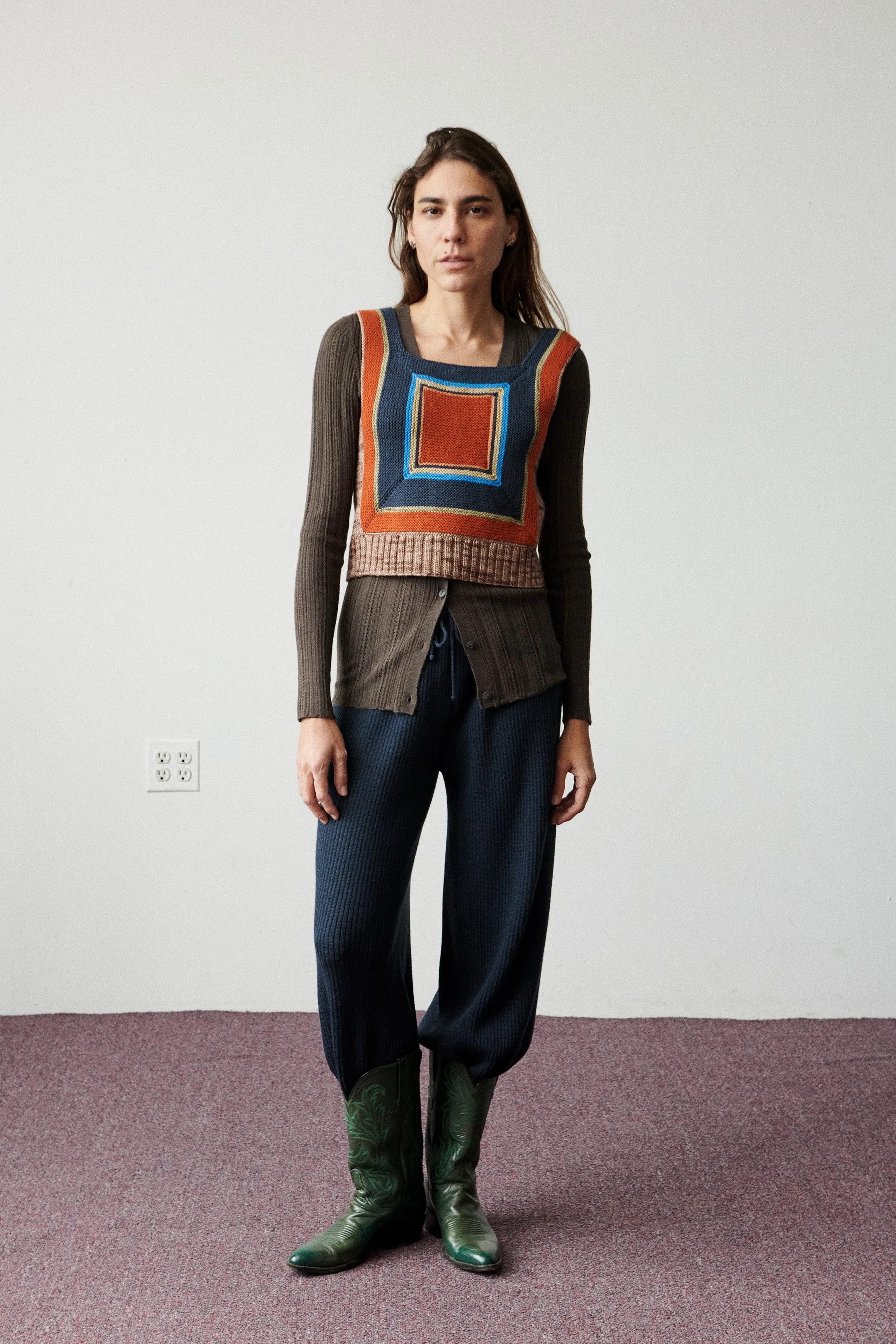 Log Cabin Vest sold by Misha And Puff product image thumbnail 2