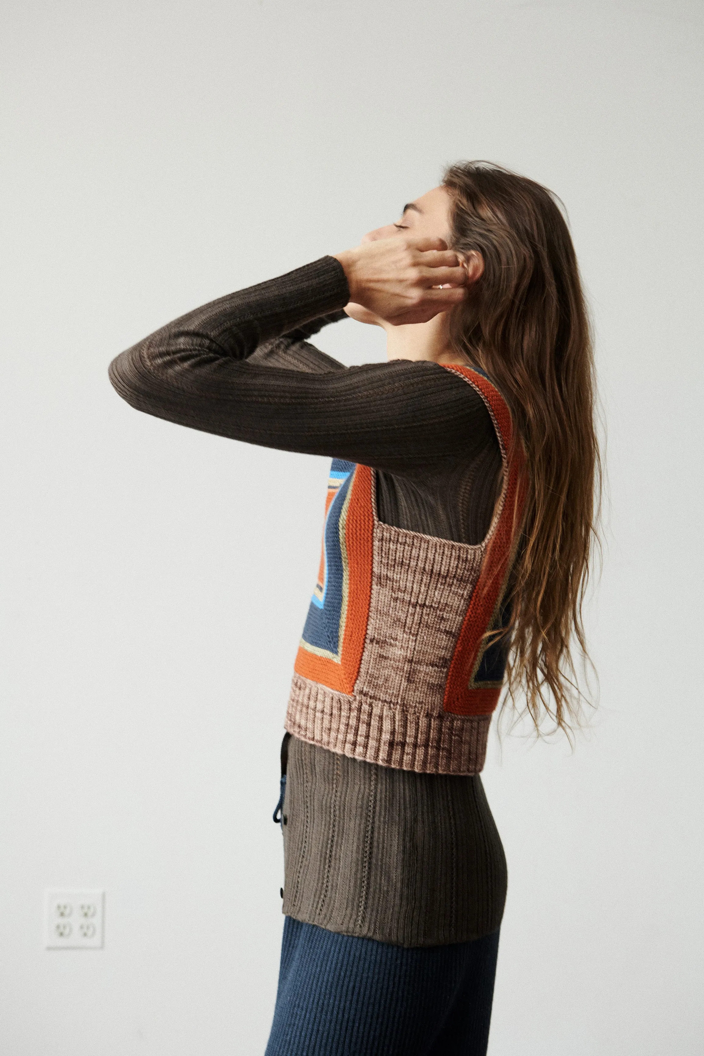 Log Cabin Vest sold by Misha And Puff product image thumbnail 3