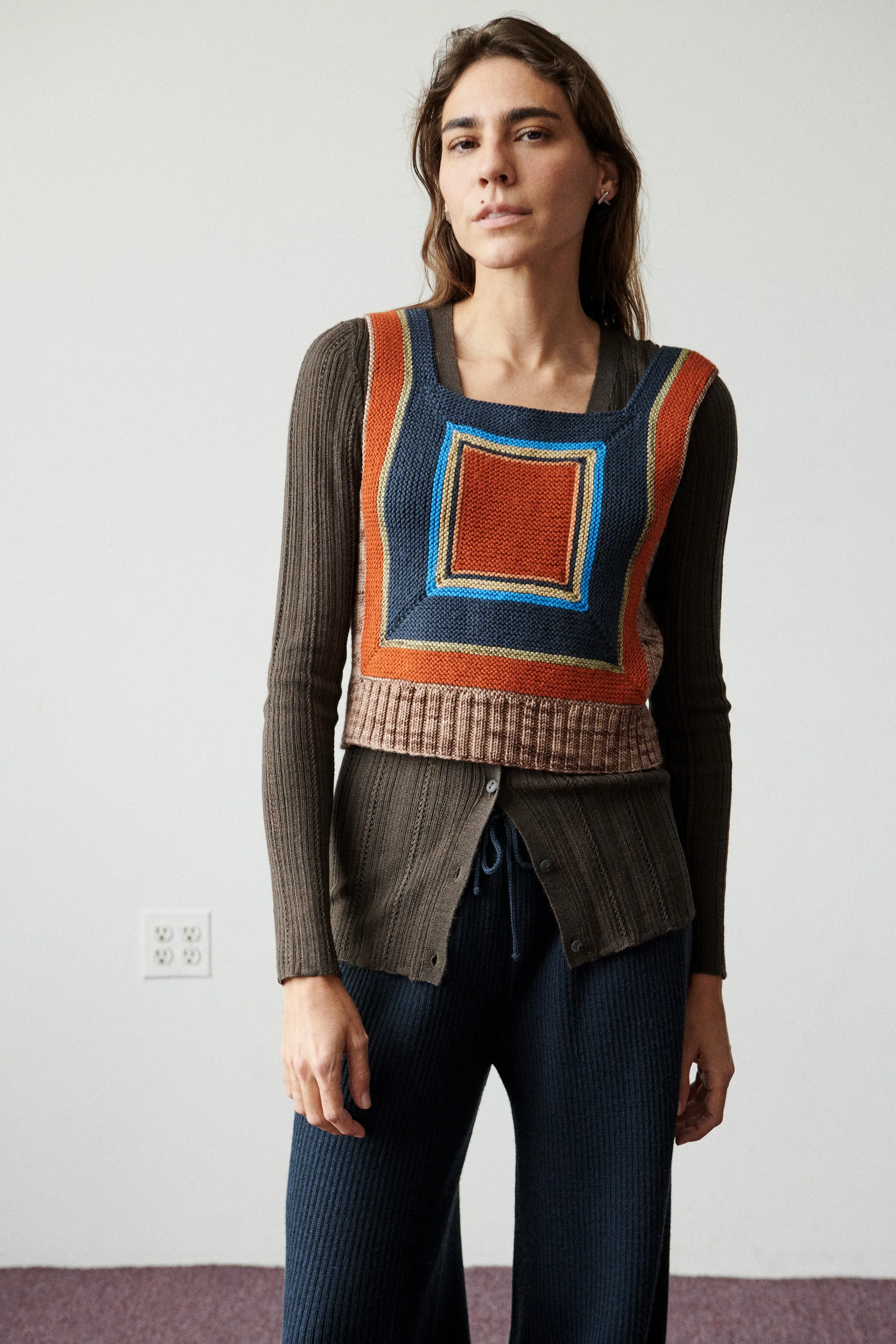Log Cabin Vest sold by Misha And Puff product image thumbnail 5