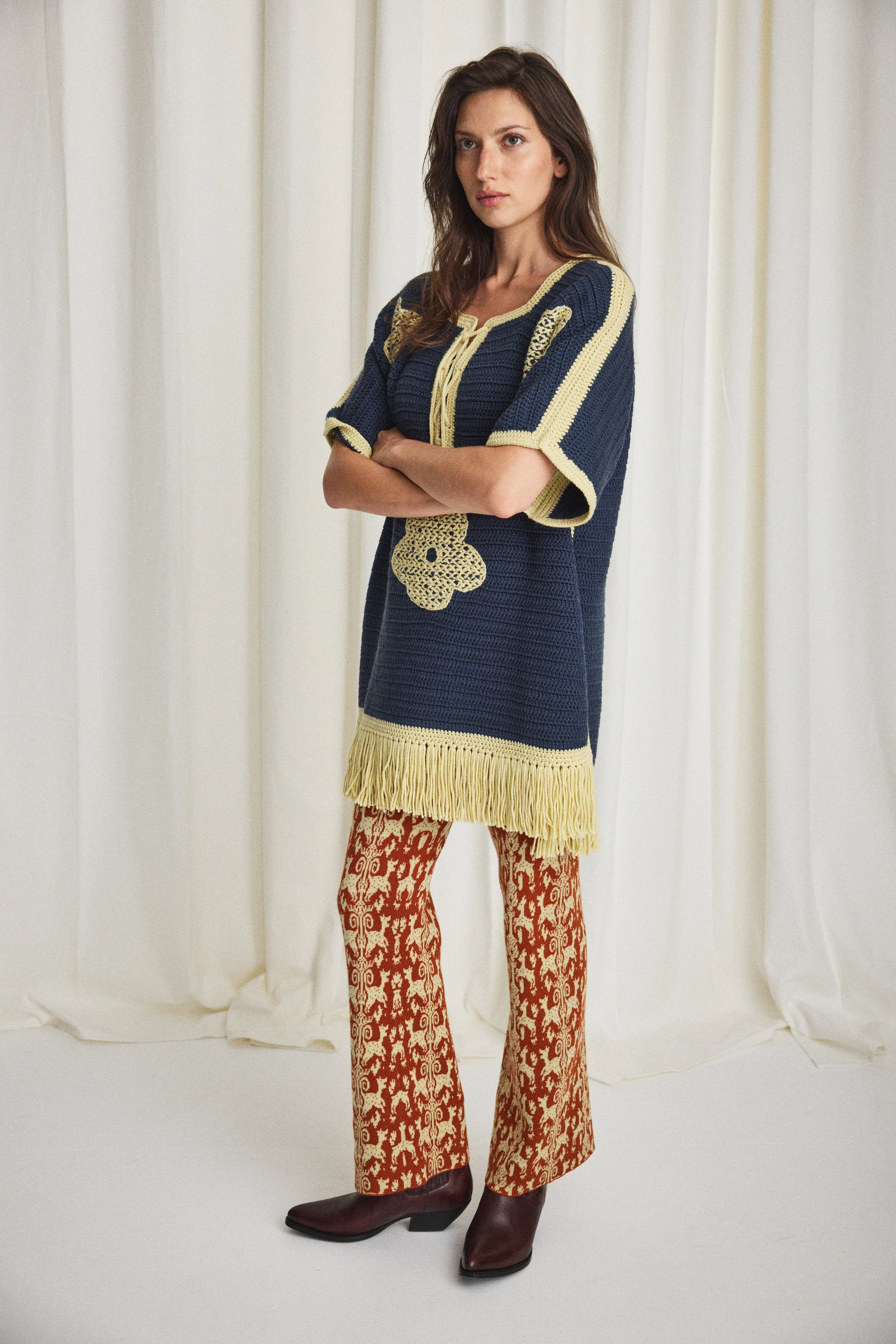 Blomma Crochet Fringe Tunic sold by Misha And Puff product image thumbnail 3