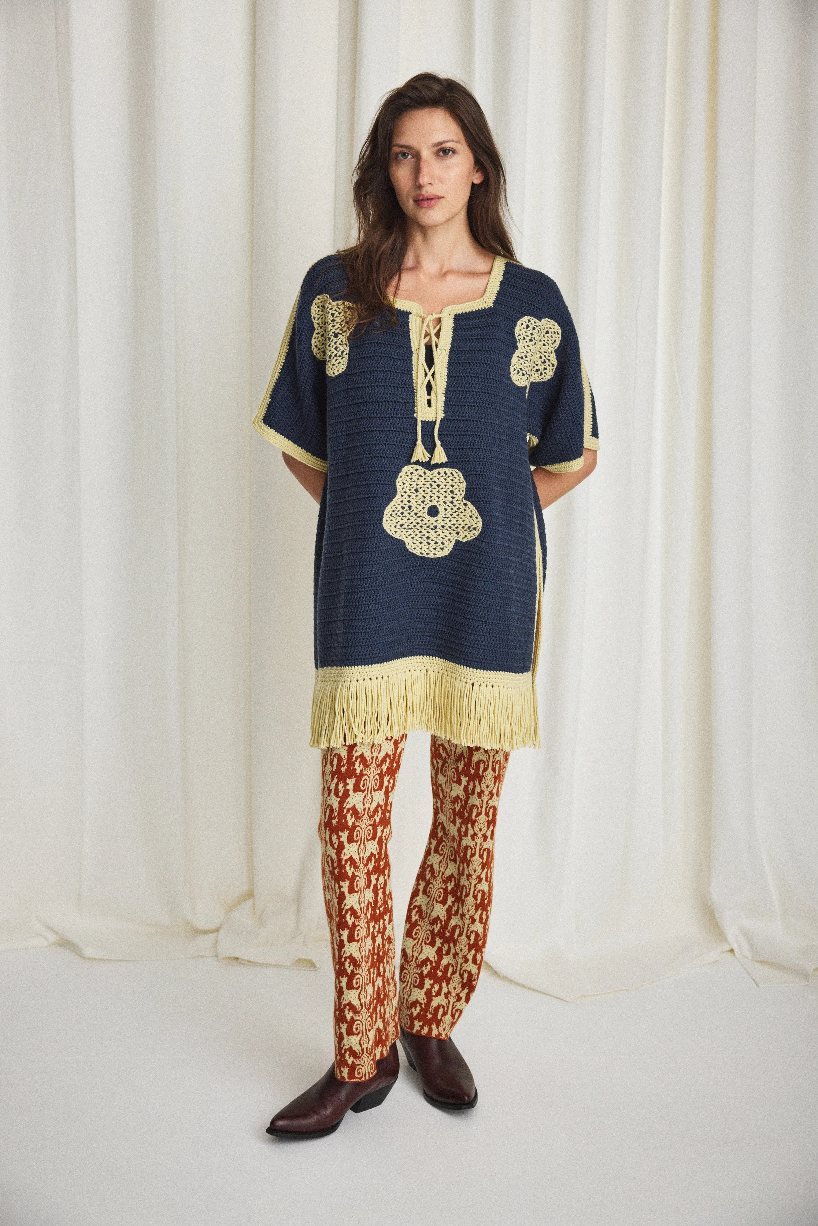 Blomma Crochet Fringe Tunic sold by Misha And Puff product image thumbnail 2