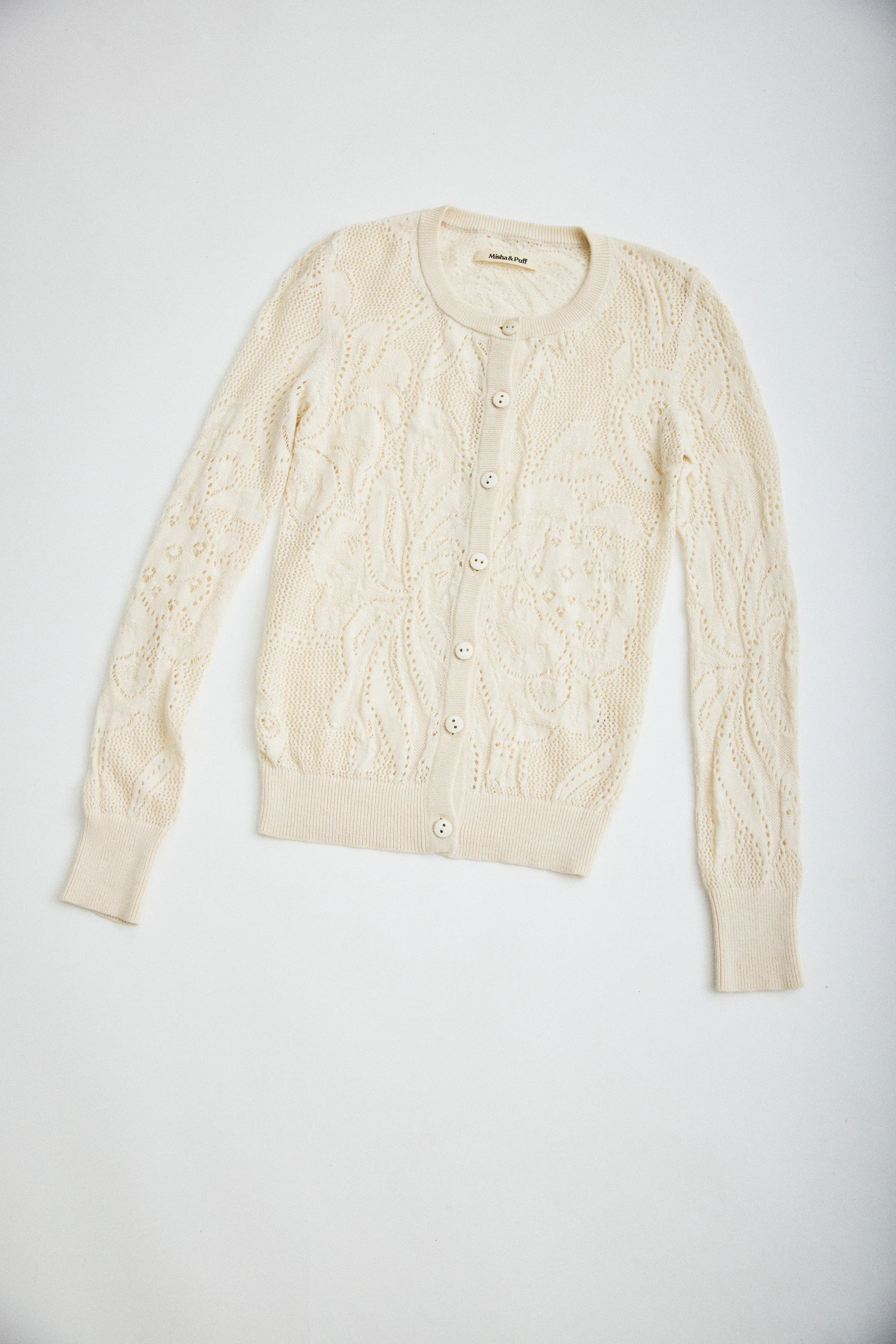 Lace Vignette Cardigan sold by Misha And Puff product image thumbnail 2
