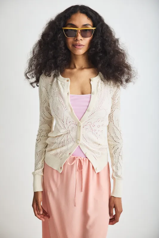Lace Vignette Cardigan made by Misha And Puff