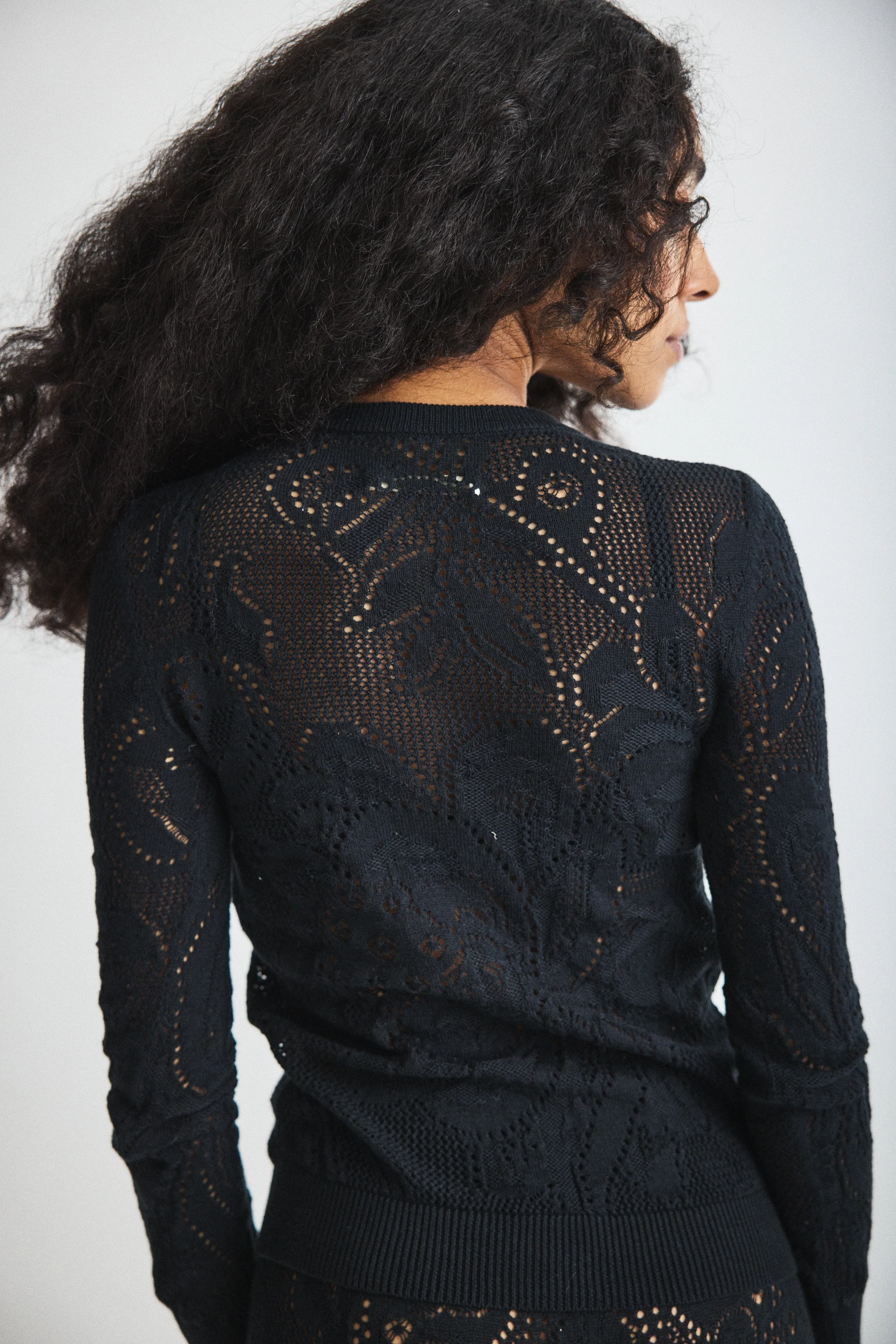 Lace Vignette Cardigan sold by Misha And Puff product image thumbnail 5