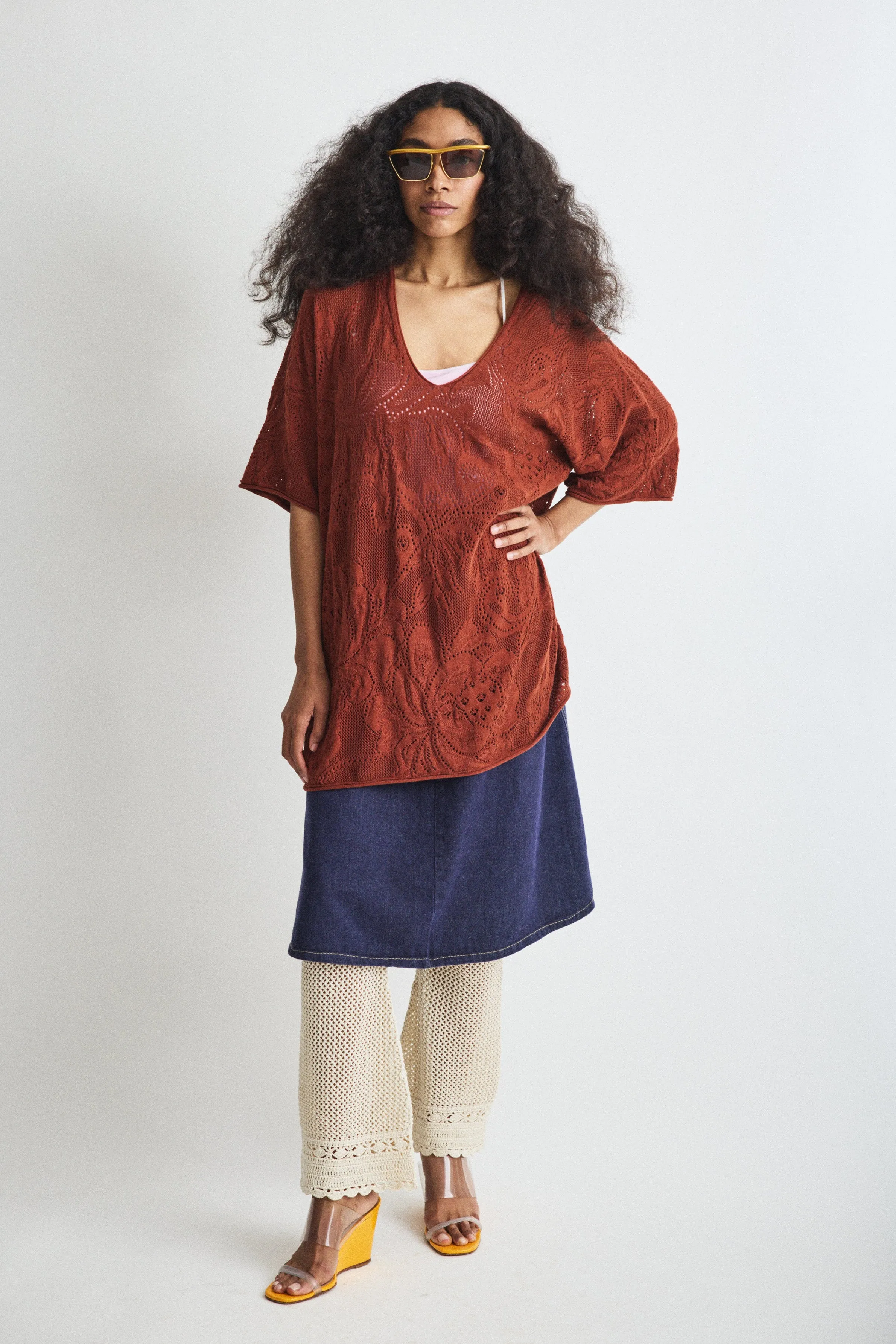 Lace Veda Top sold by Misha And Puff