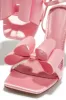 Pretty Nights Bow High Heels - Pink sold by Miss Lola