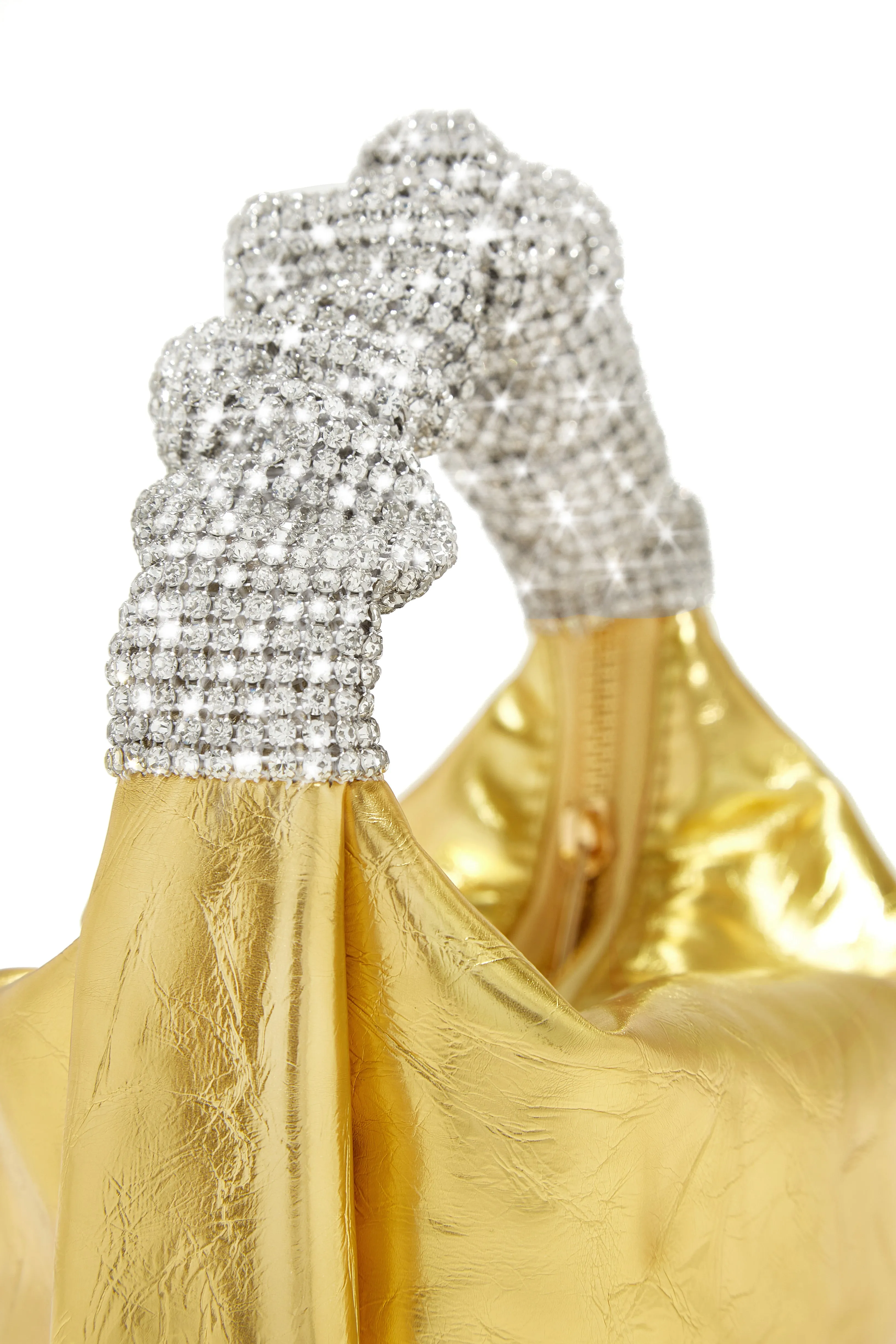 Lelani Embellished Top Handle Bag - Gold sold by Miss Lola product image thumbnail 3