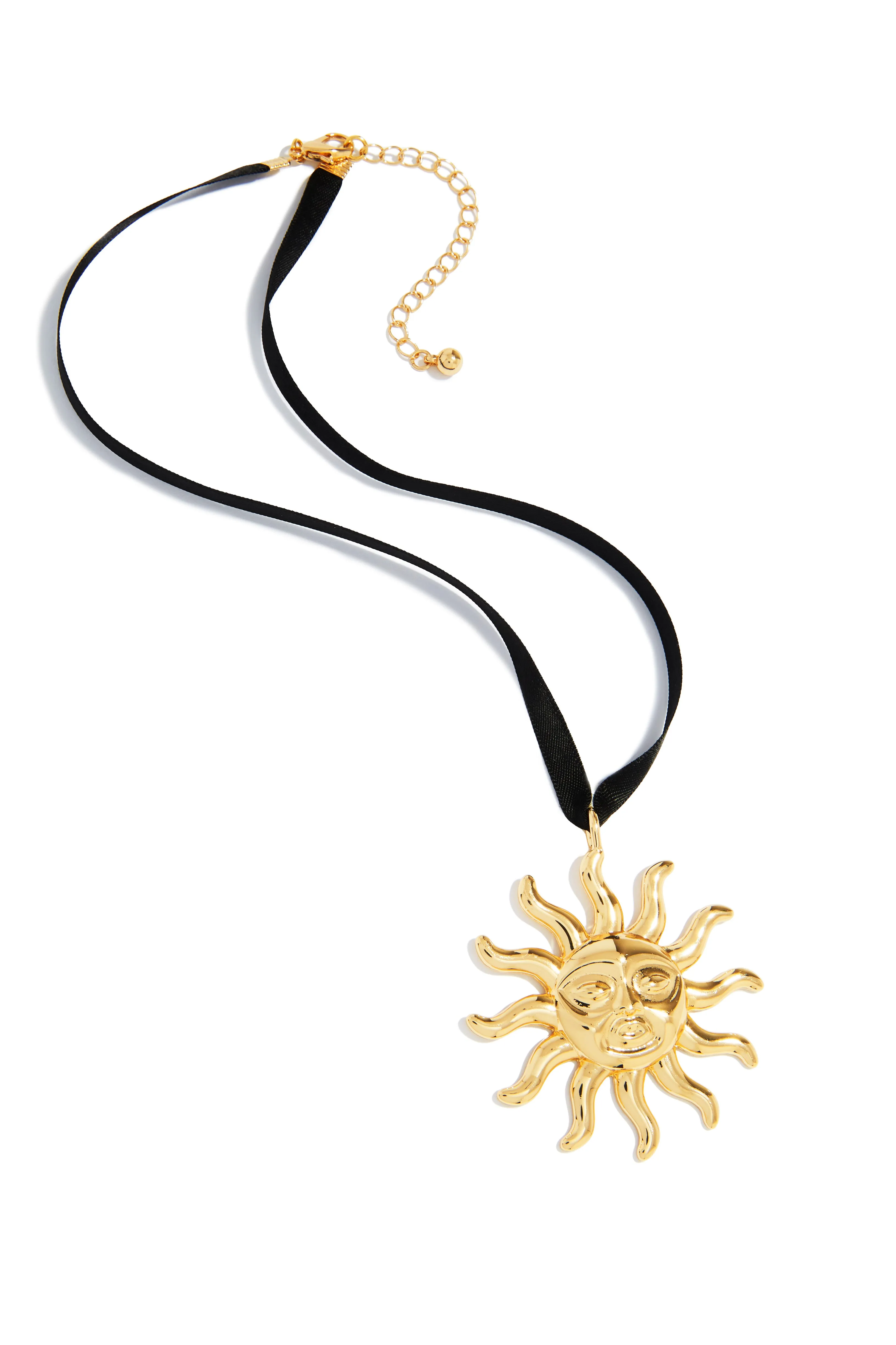 Solana Statement Sun Necklace - Gold sold by Miss Lola product image thumbnail 5