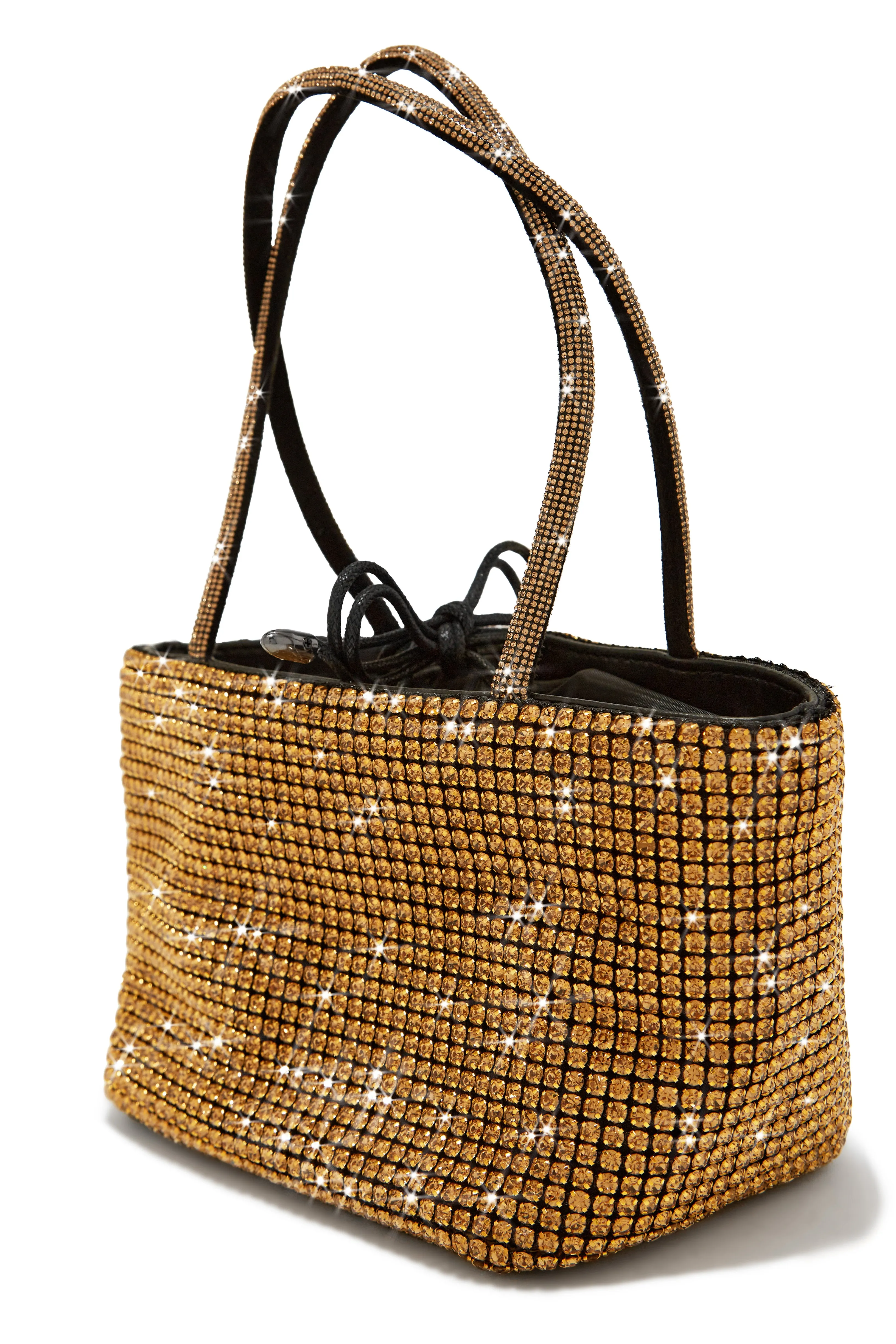 Aryzia Embellished Top Handle Bag - Gold sold by Miss Lola product image thumbnail 4