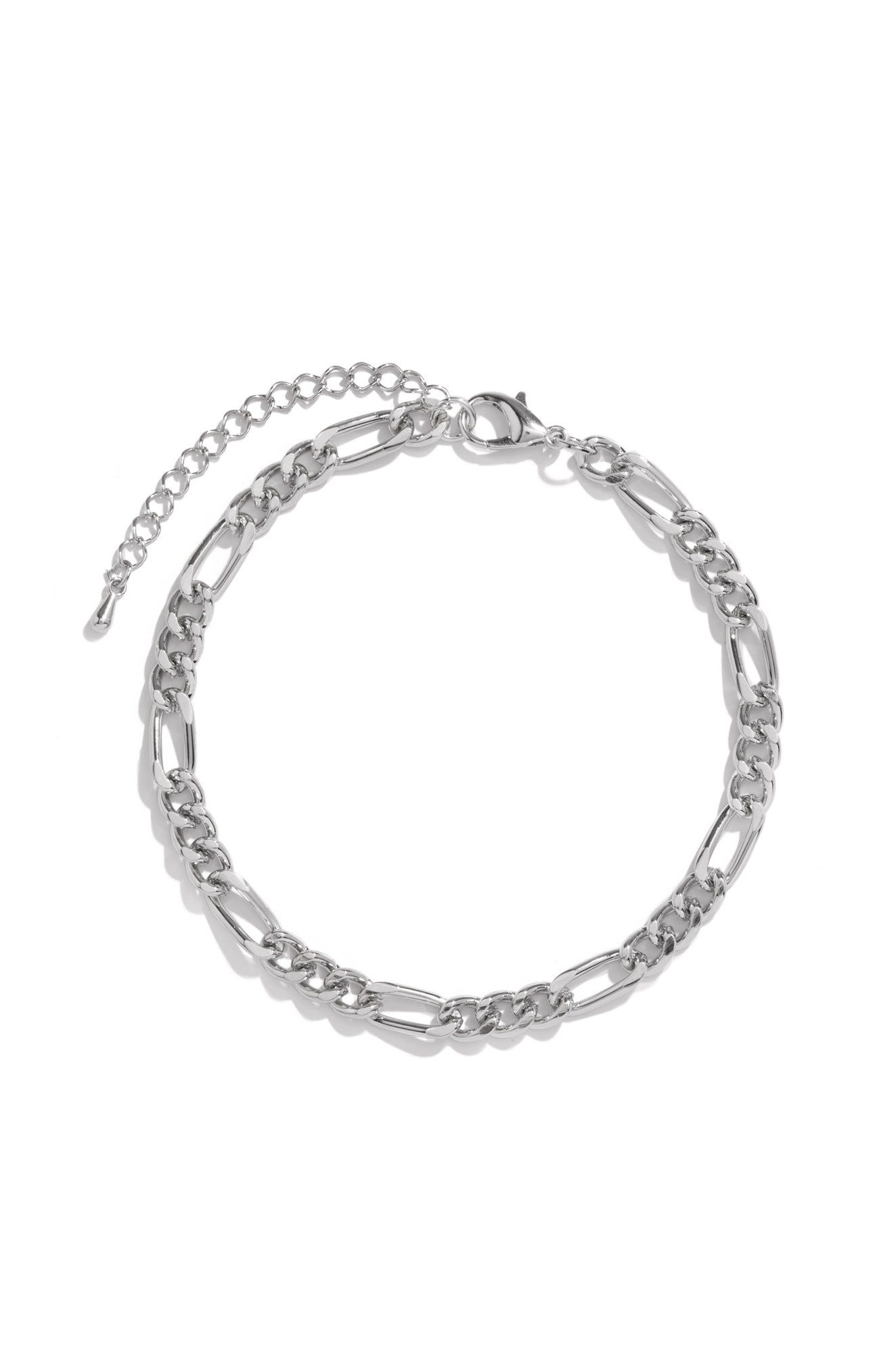 Camila Chain Link Anklet - Silver sold by Miss Lola