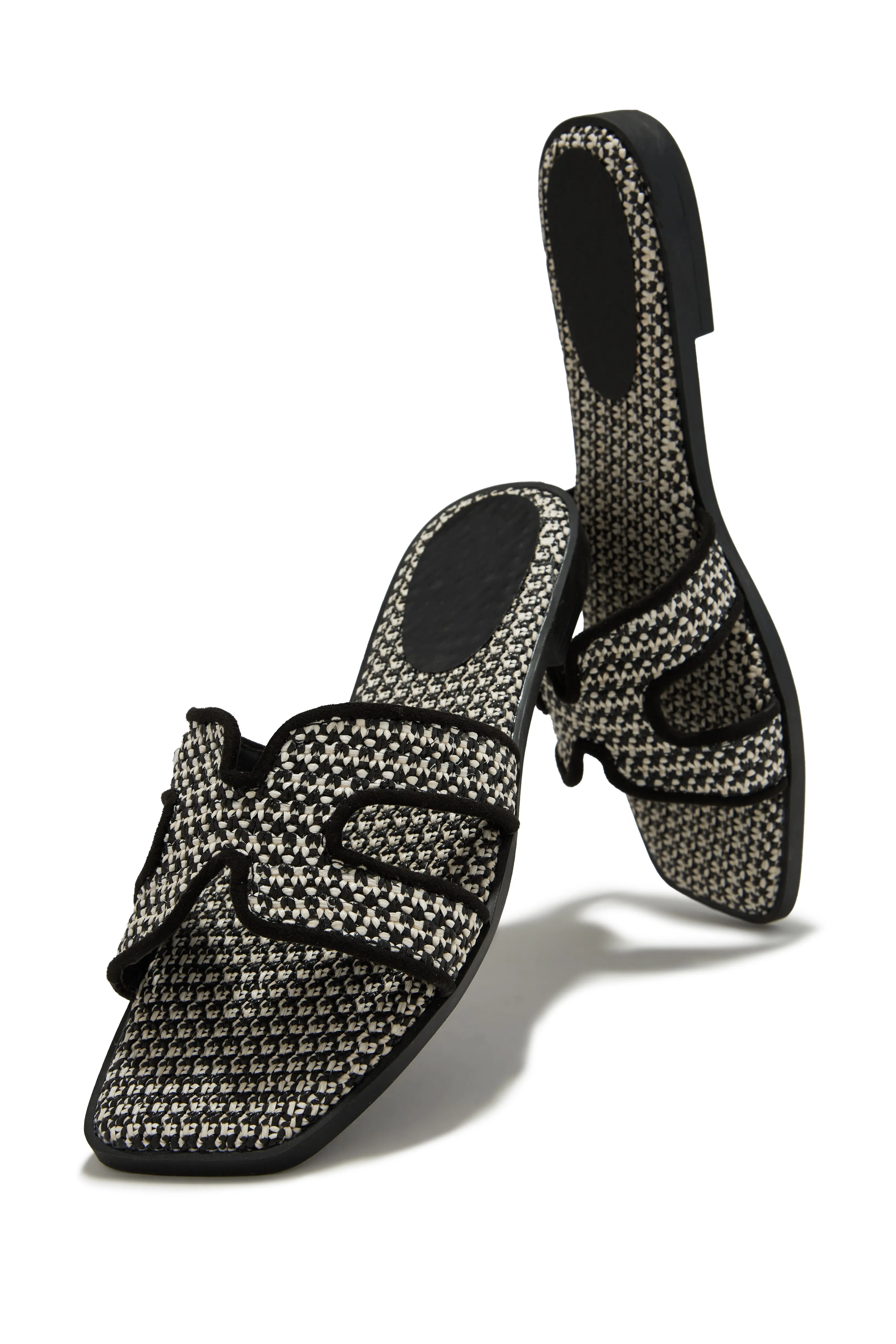 Island Getaway Slip On Sandals - Black sold by Miss Lola product image thumbnail 4
