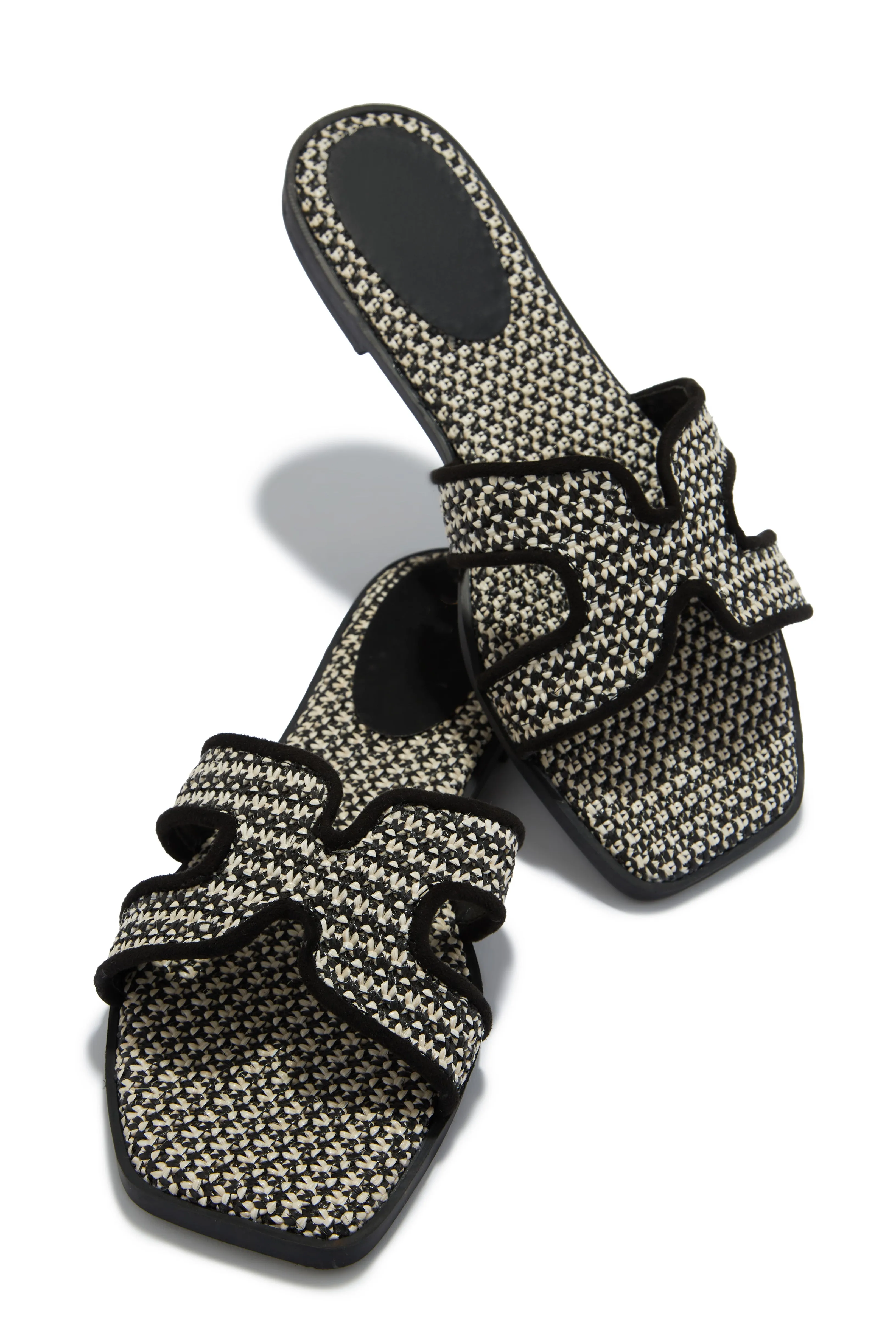 Island Getaway Slip On Sandals - Black sold by Miss Lola product image thumbnail 5