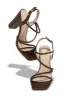 Victoria Block Heels - Brown sold by Miss Lola