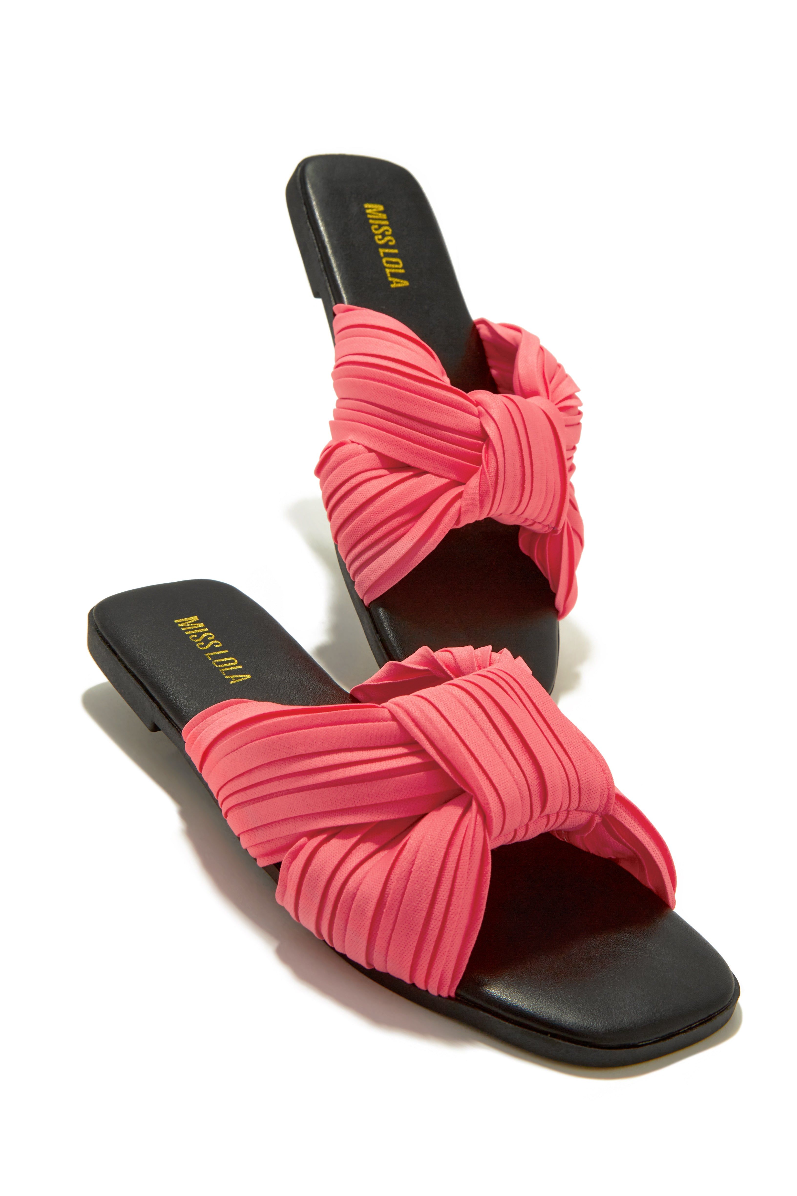Bali Getaway Slip On Sandals - Pink sold by Miss Lola product image thumbnail 4