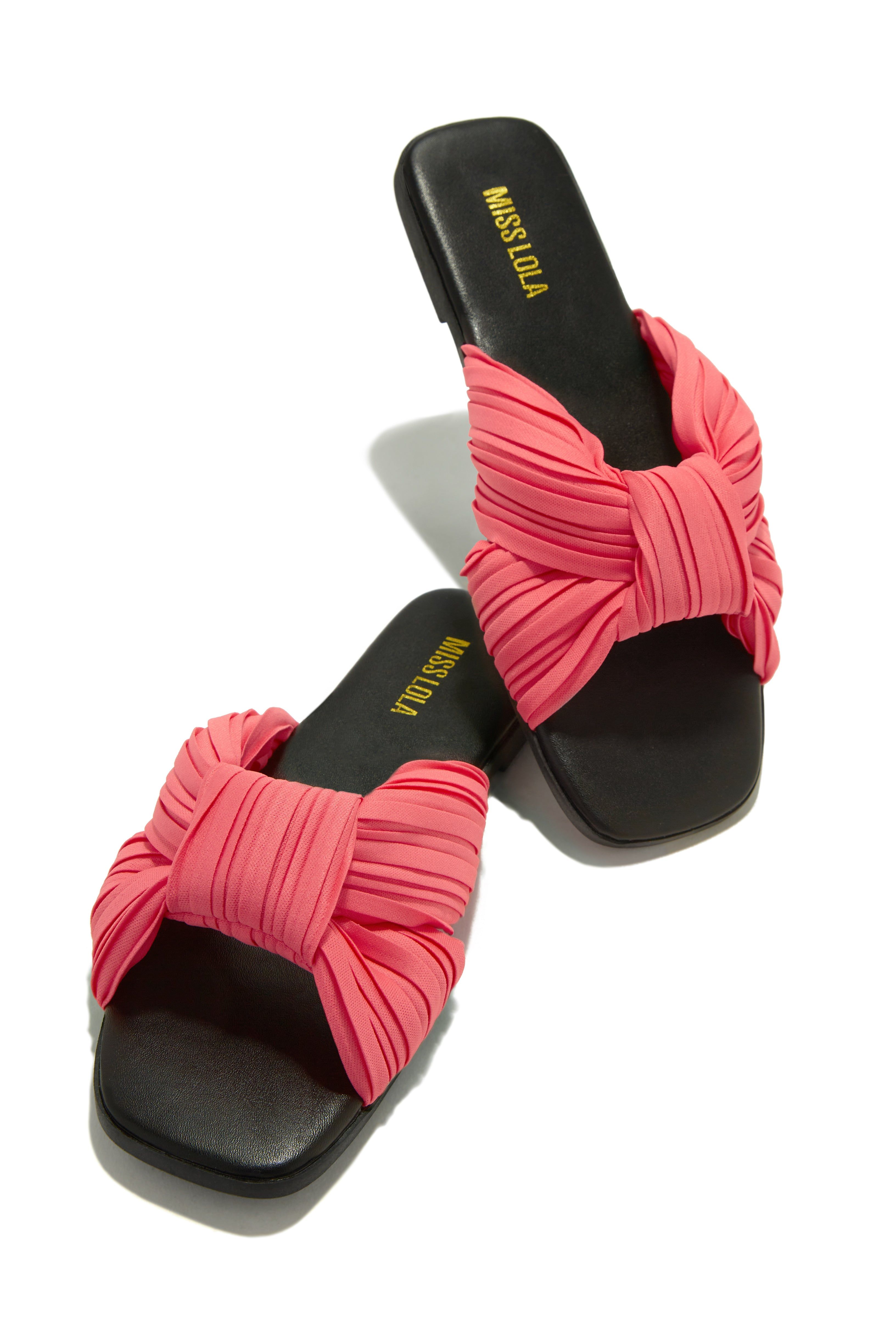 Bali Getaway Slip On Sandals - Pink sold by Miss Lola product image thumbnail 3