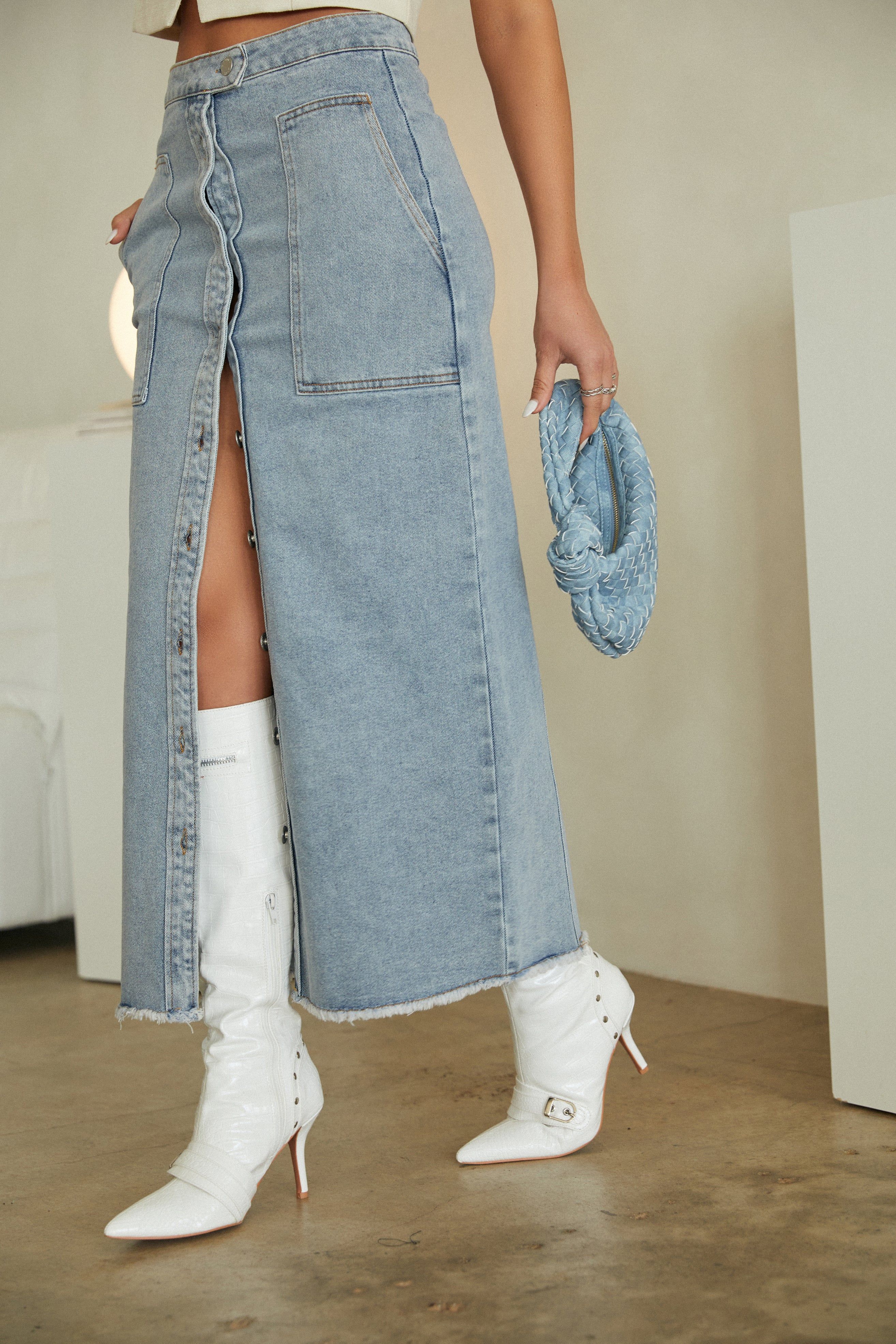 Kyndel - Denim sold by Miss Lola product image thumbnail 3