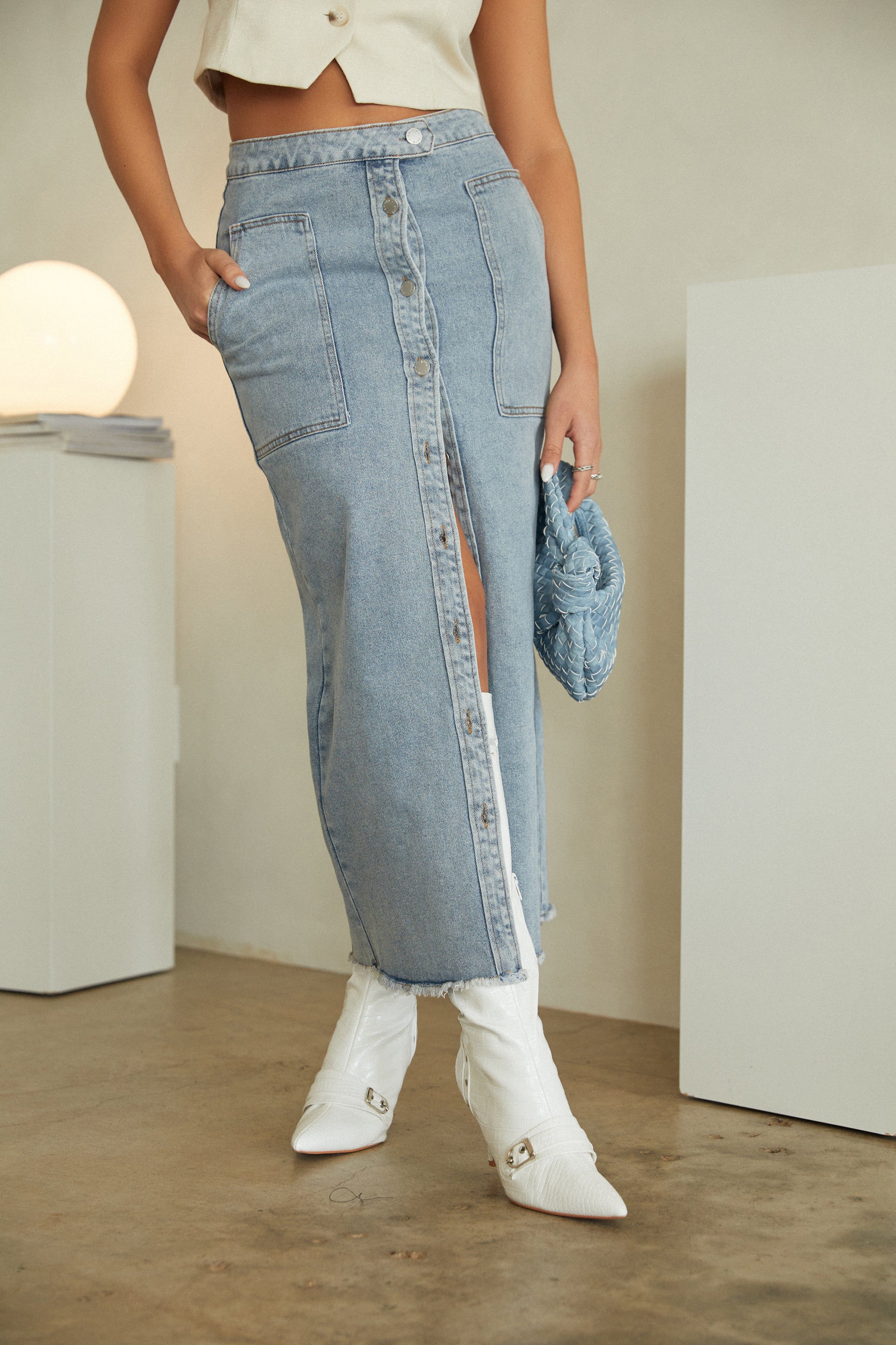 Kyndel - Denim sold by Miss Lola product image thumbnail 11