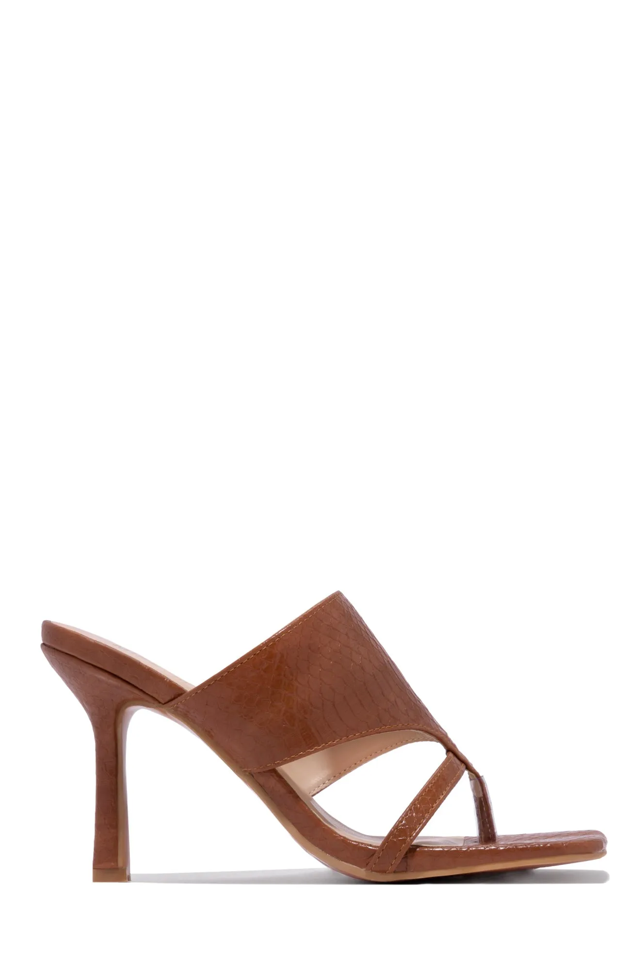 Ania High Heel Mules - Tan sold by Miss Lola product image thumbnail 4